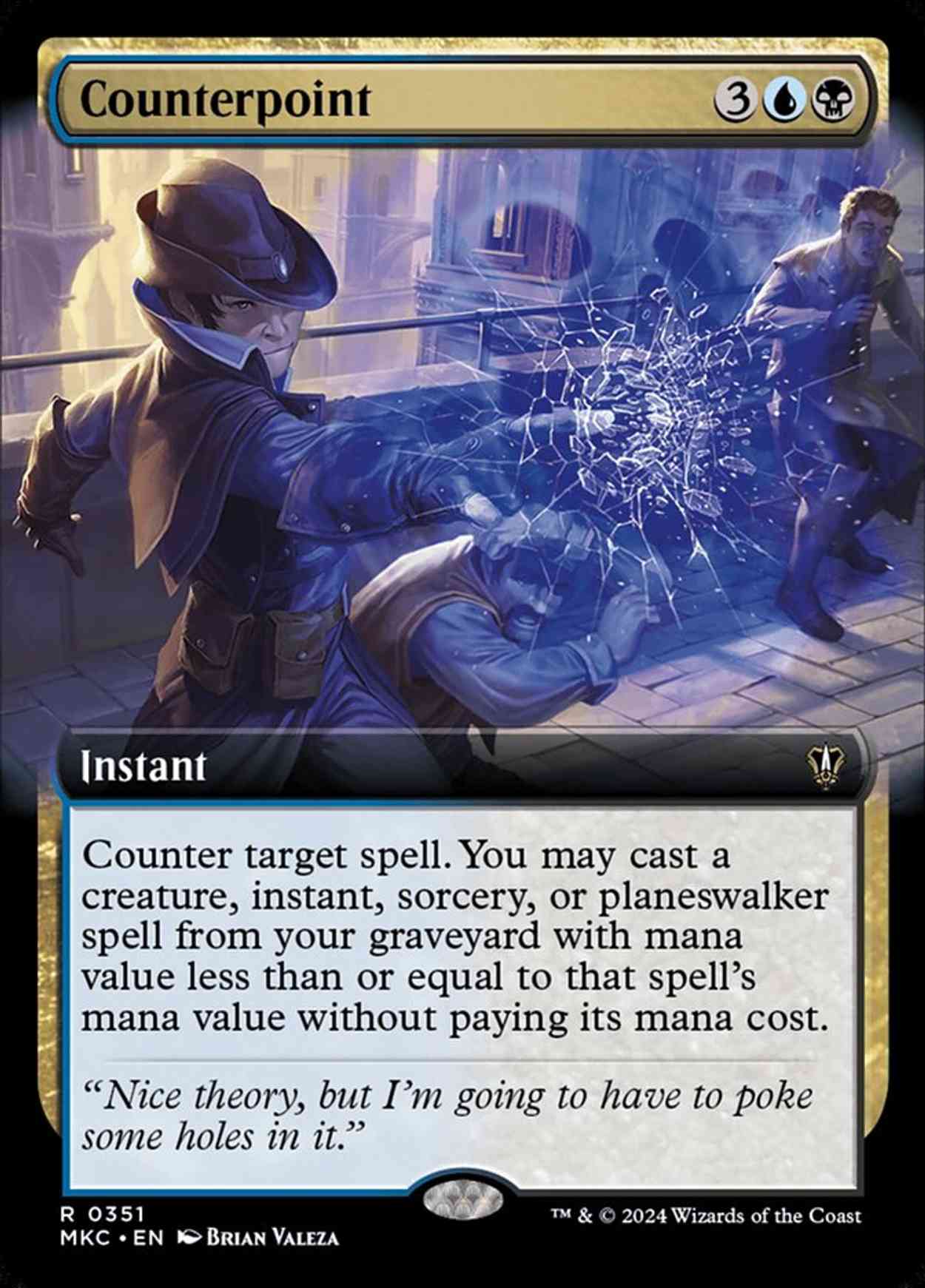 Counterpoint (Extended Art) magic card front