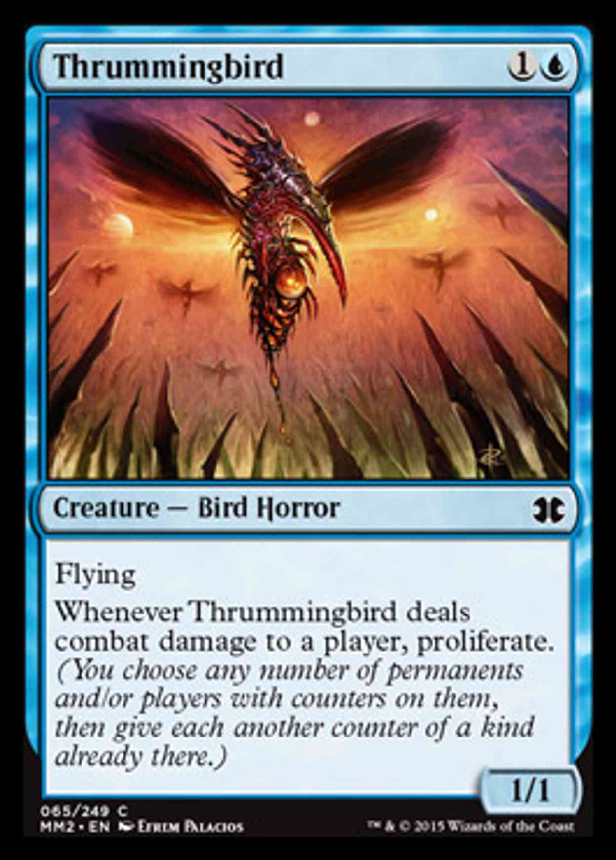 Thrummingbird magic card front