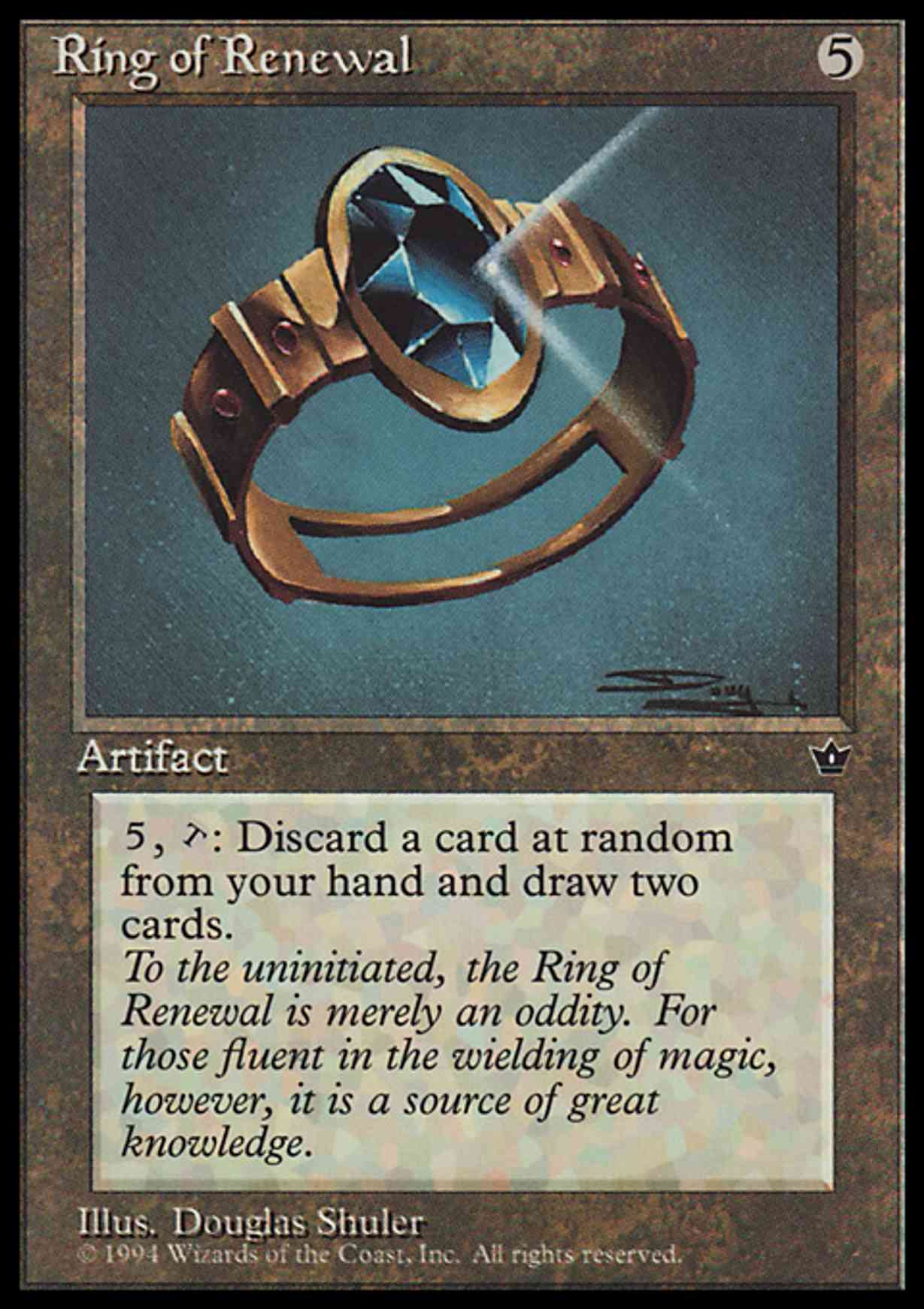 Ring of Renewal magic card front