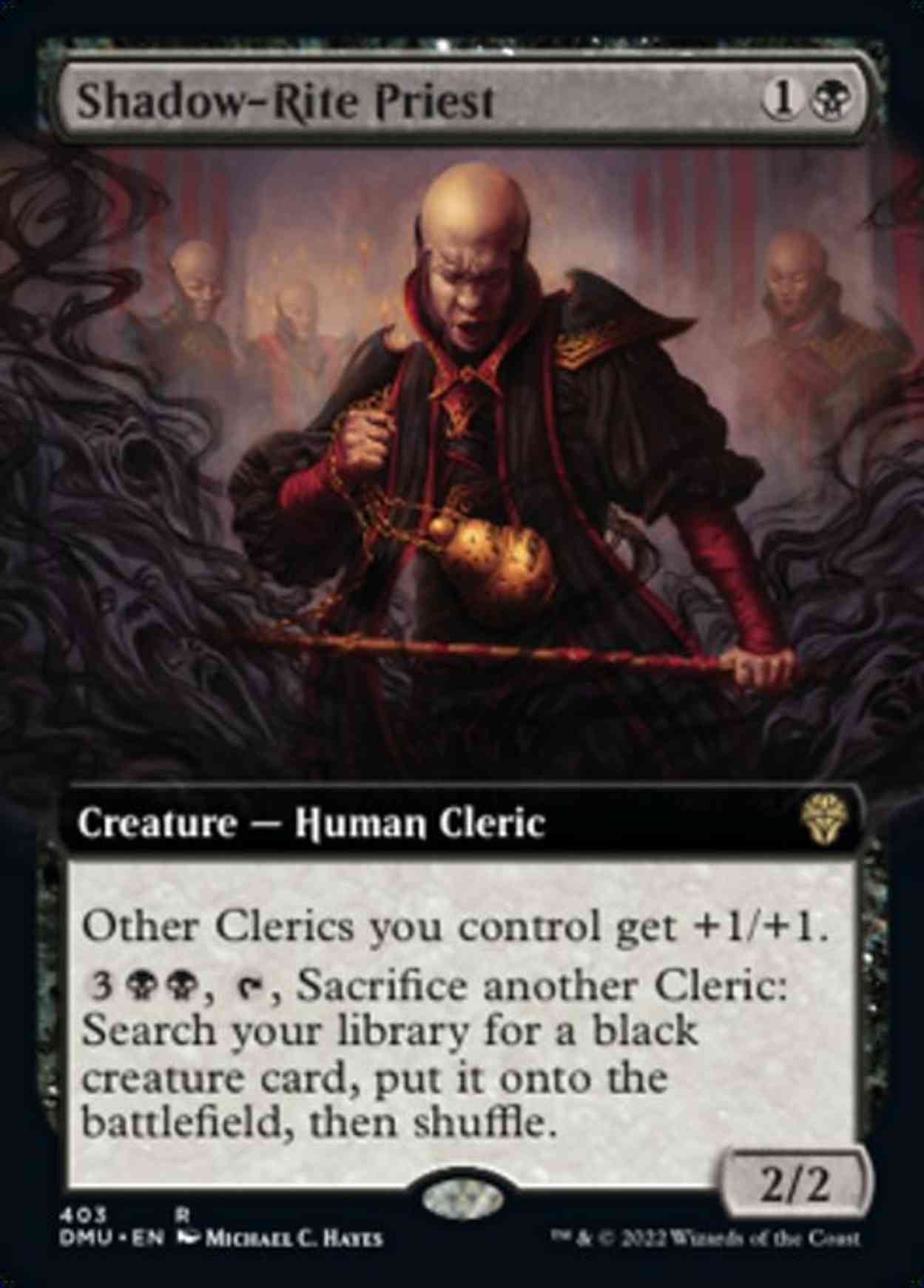 Shadow-Rite Priest (Extended Art) magic card front