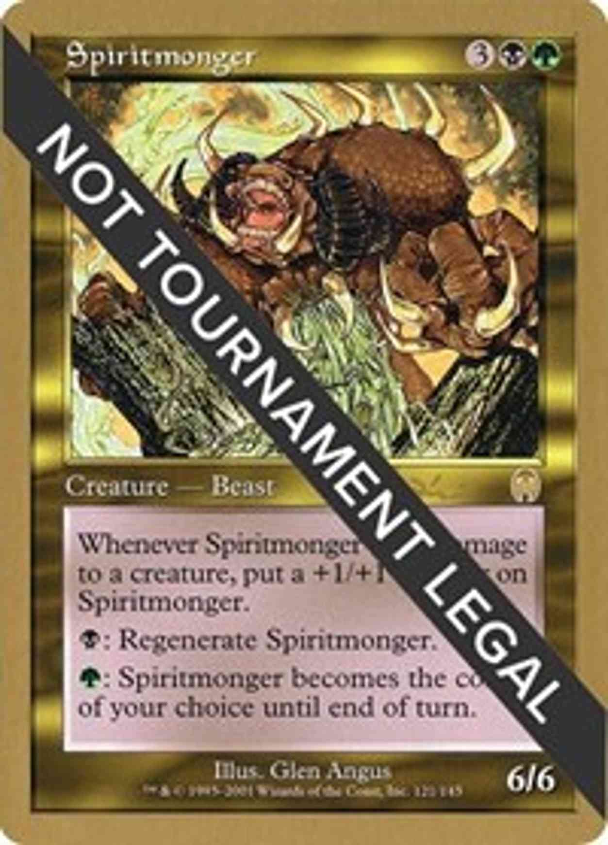 Spiritmonger - 2001 Jan Tomcani (APC) magic card front
