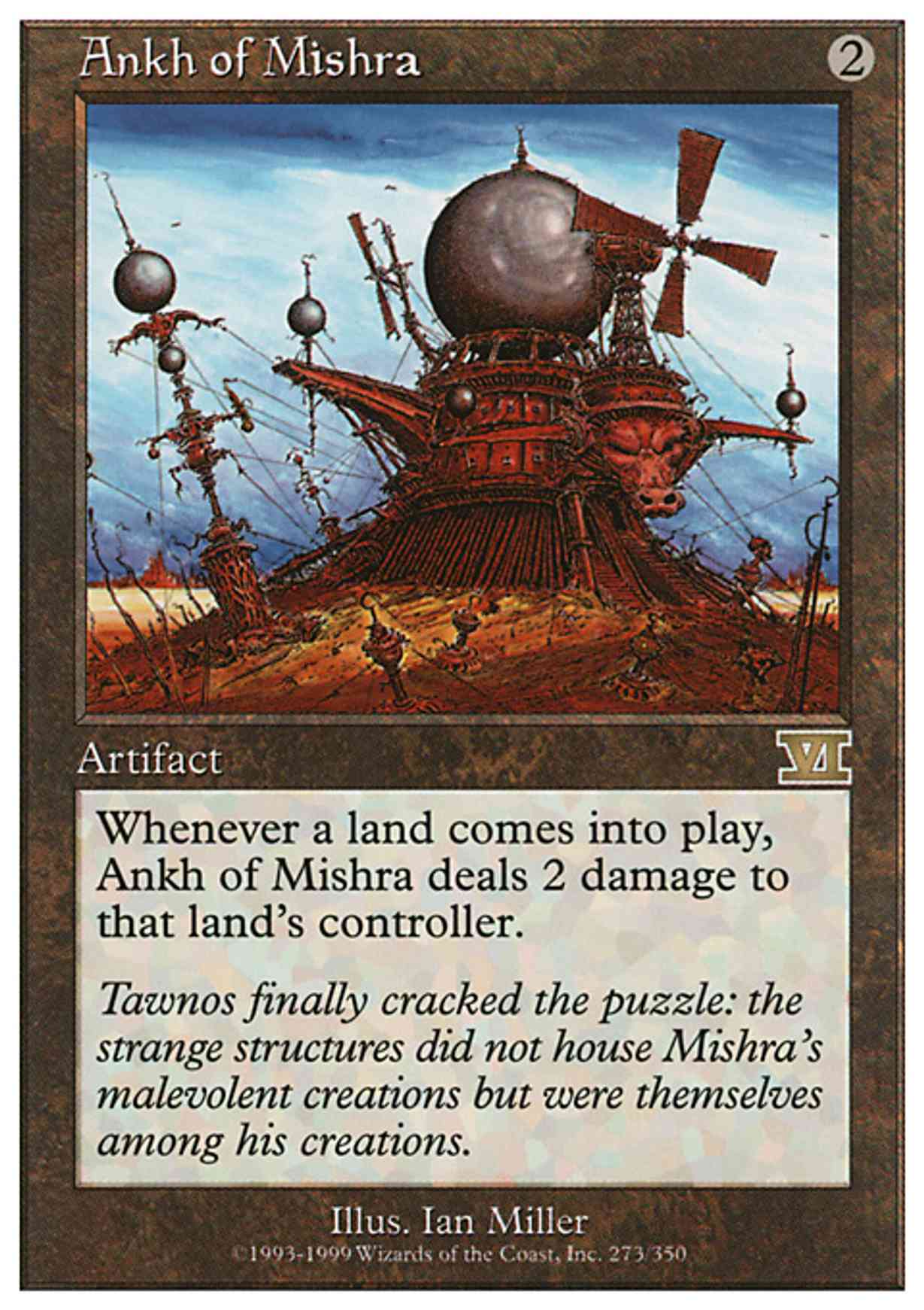 Ankh of Mishra magic card front
