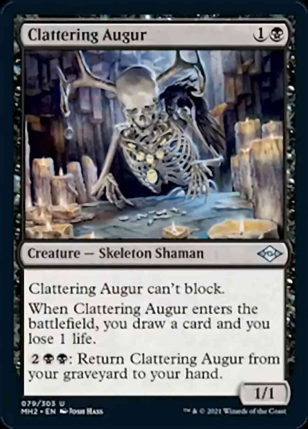 Clattering Augur magic card front