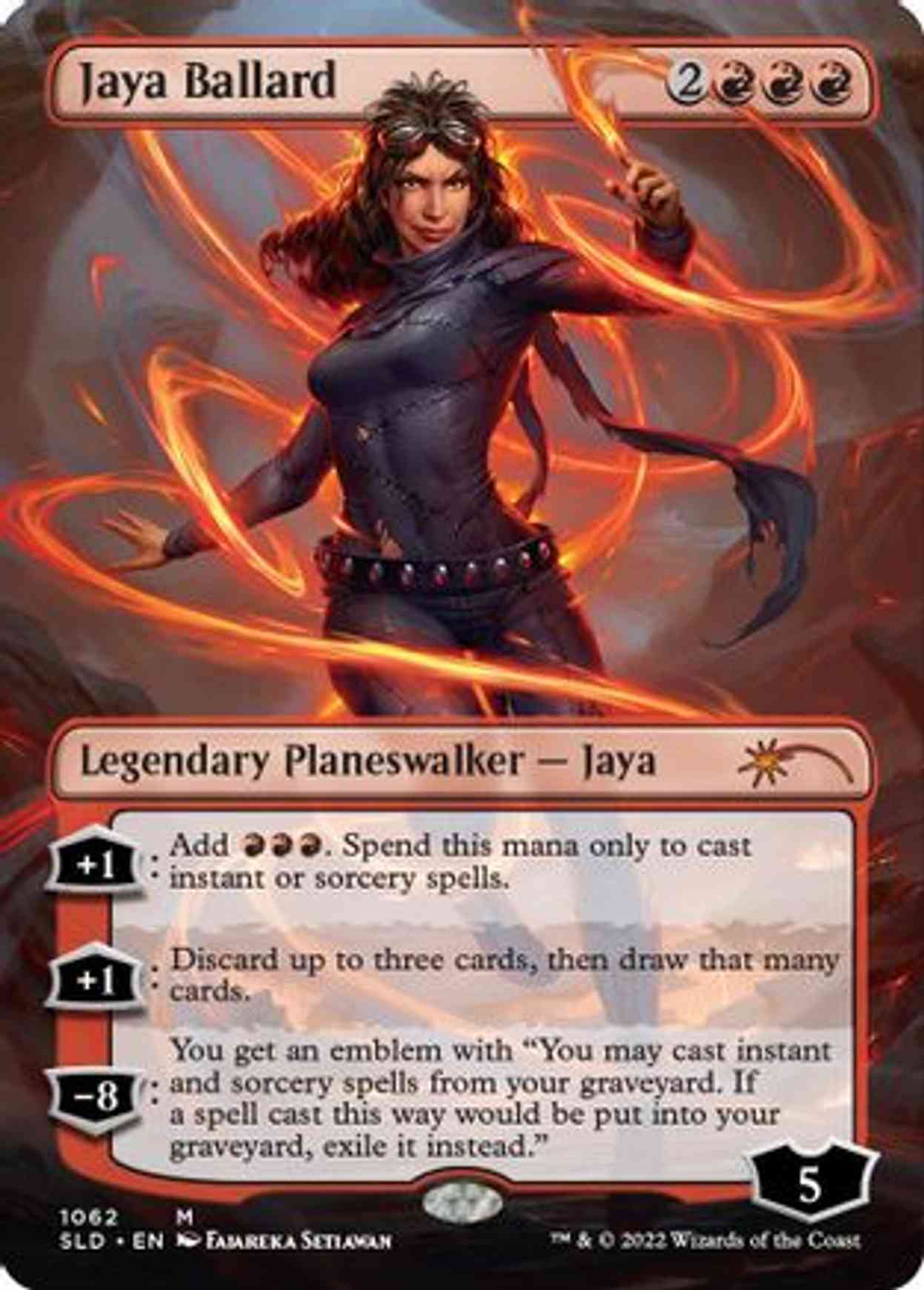 Jaya Ballard (Borderless) magic card front