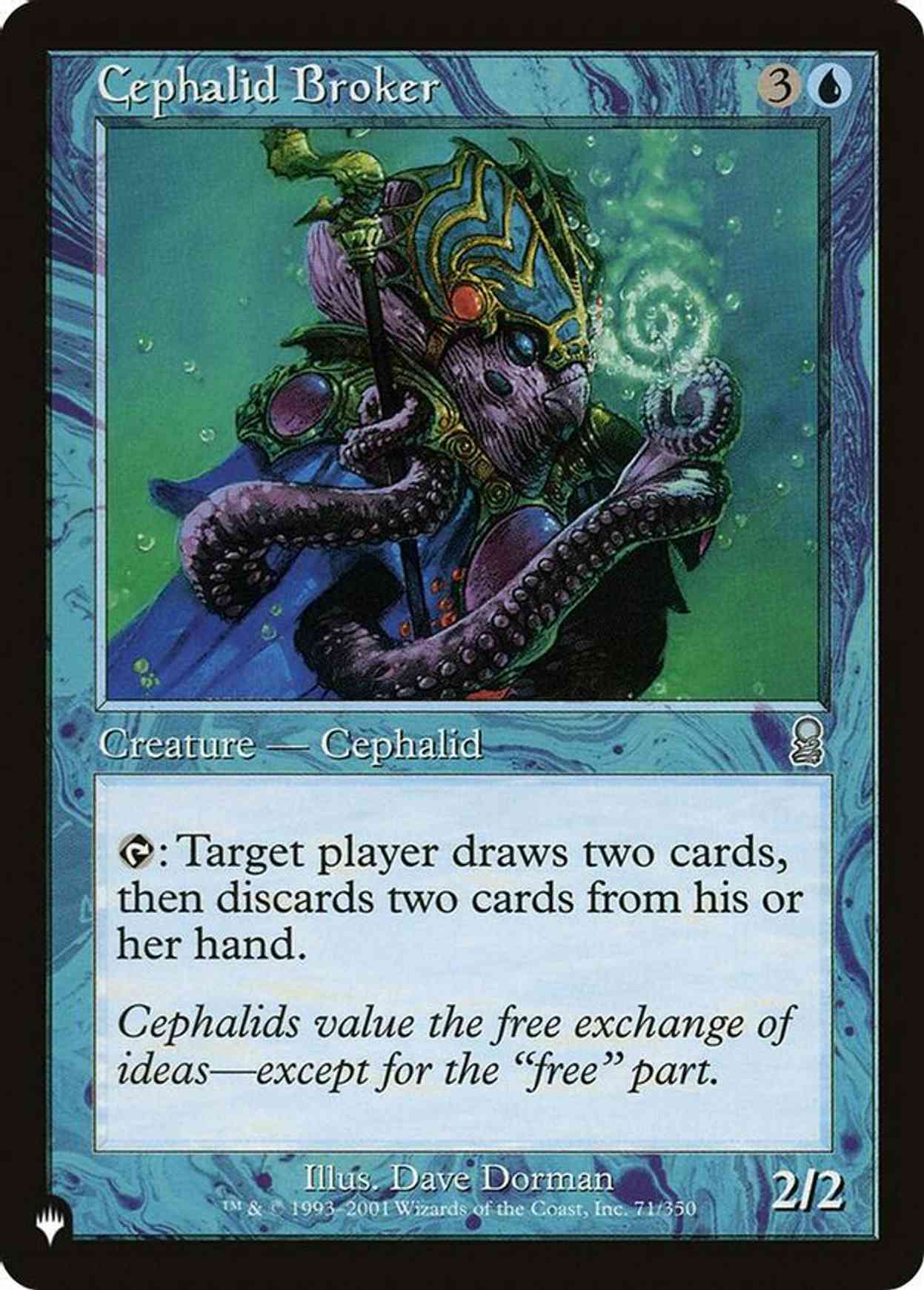 Cephalid Broker magic card front