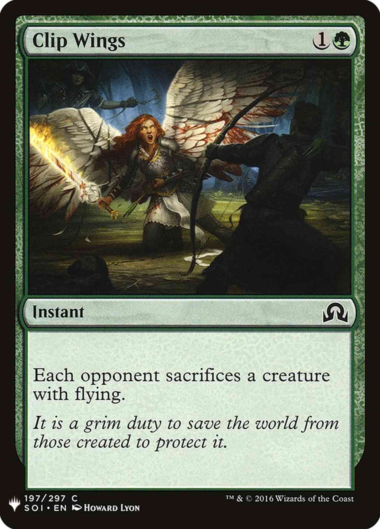 Clip Wings magic card front