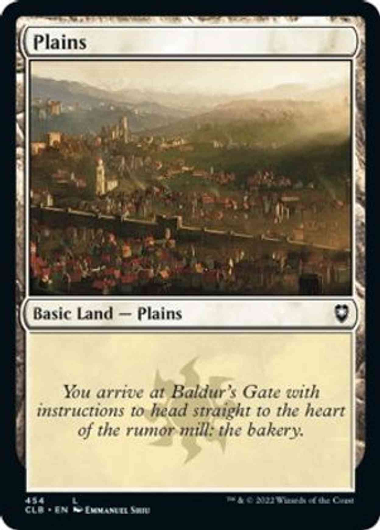 Plains (454) magic card front