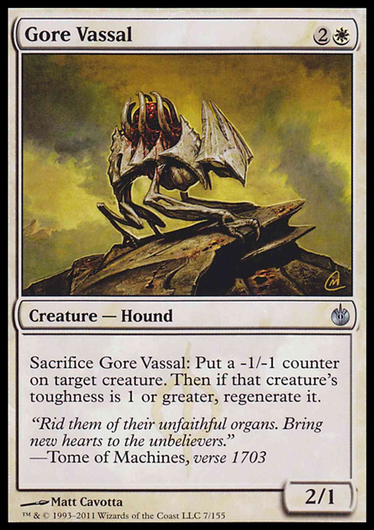 Gore Vassal magic card front
