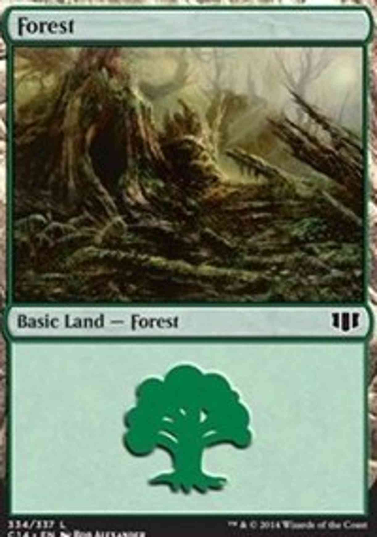 Forest (334) magic card front