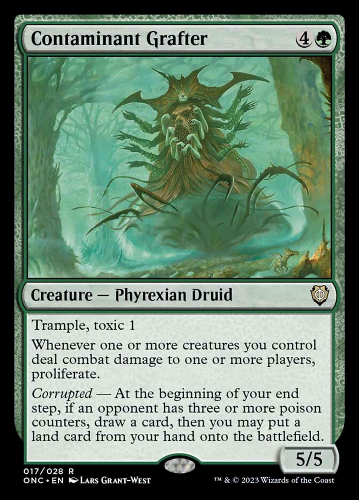 Contaminant Grafter magic card front