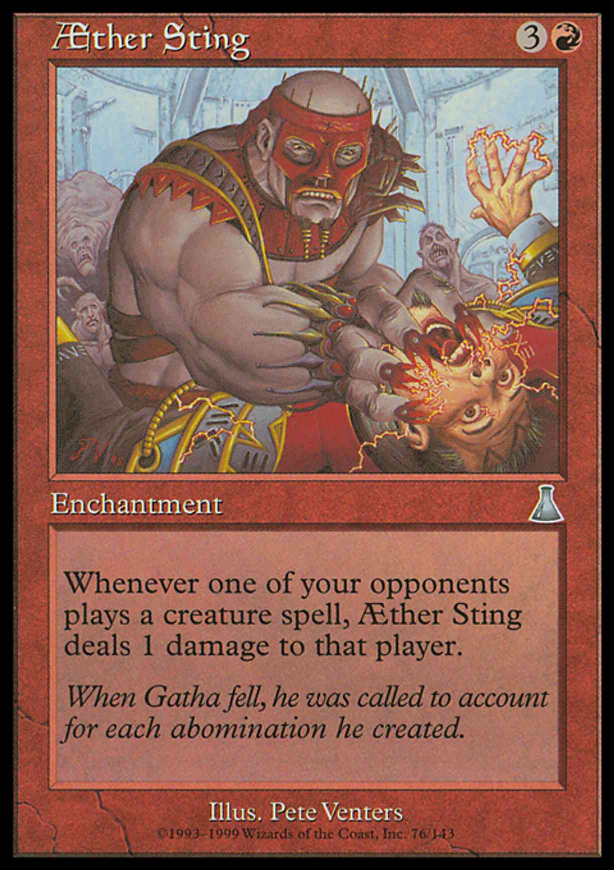 AEther Sting magic card front