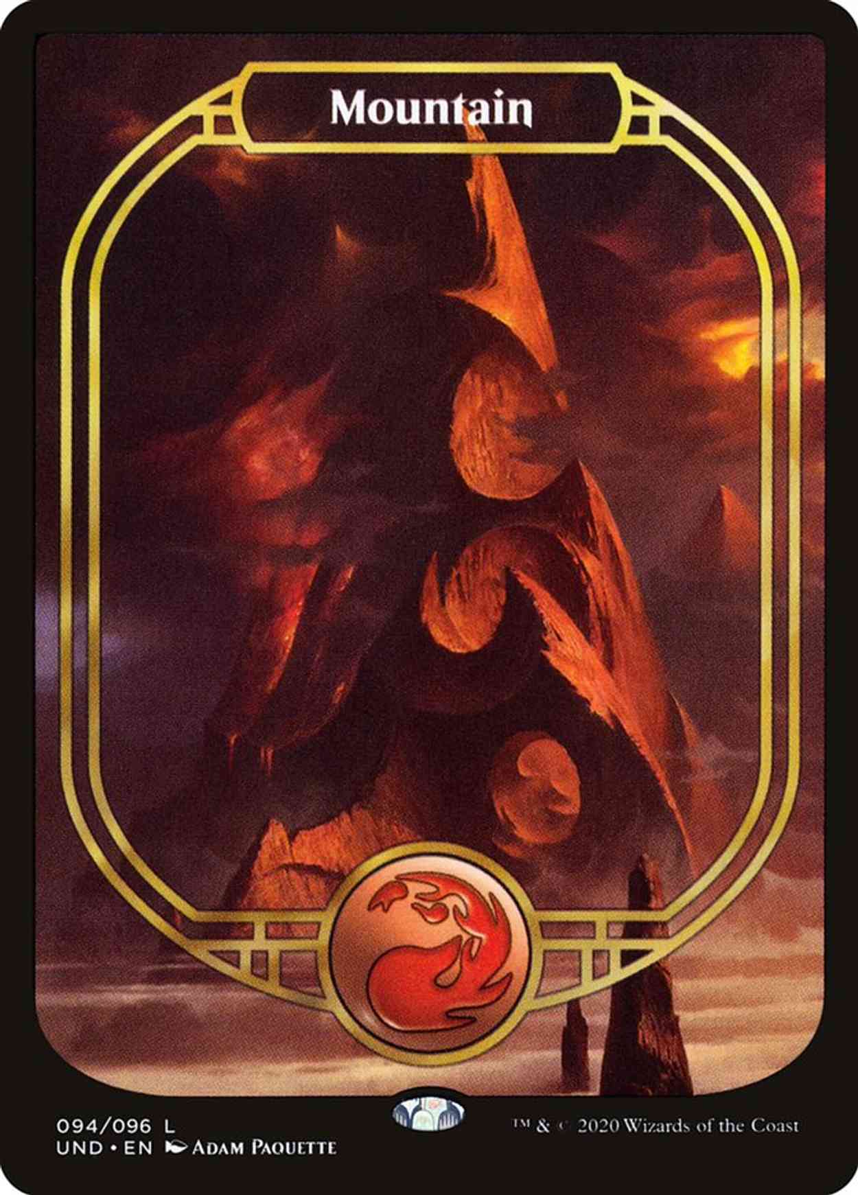 Mountain (Full Art) magic card front