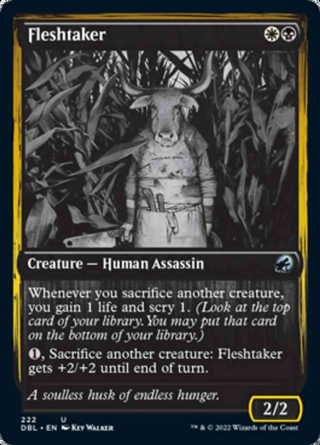 Fleshtaker magic card front
