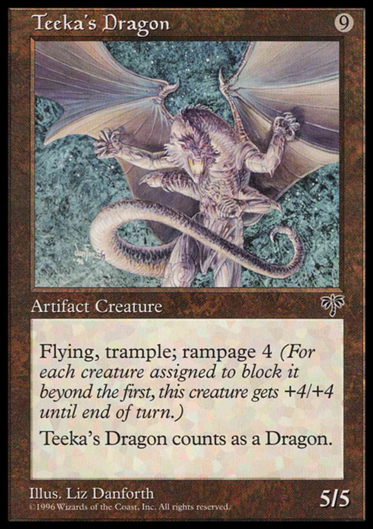 Teeka's Dragon magic card front