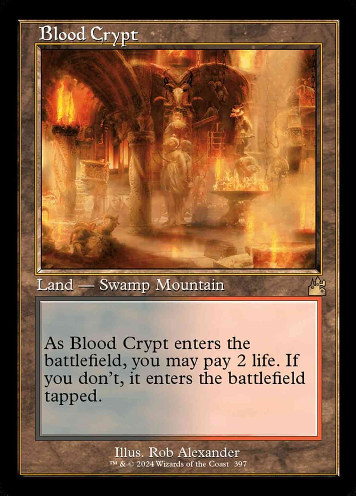 Blood Crypt (Retro Frame) magic card front