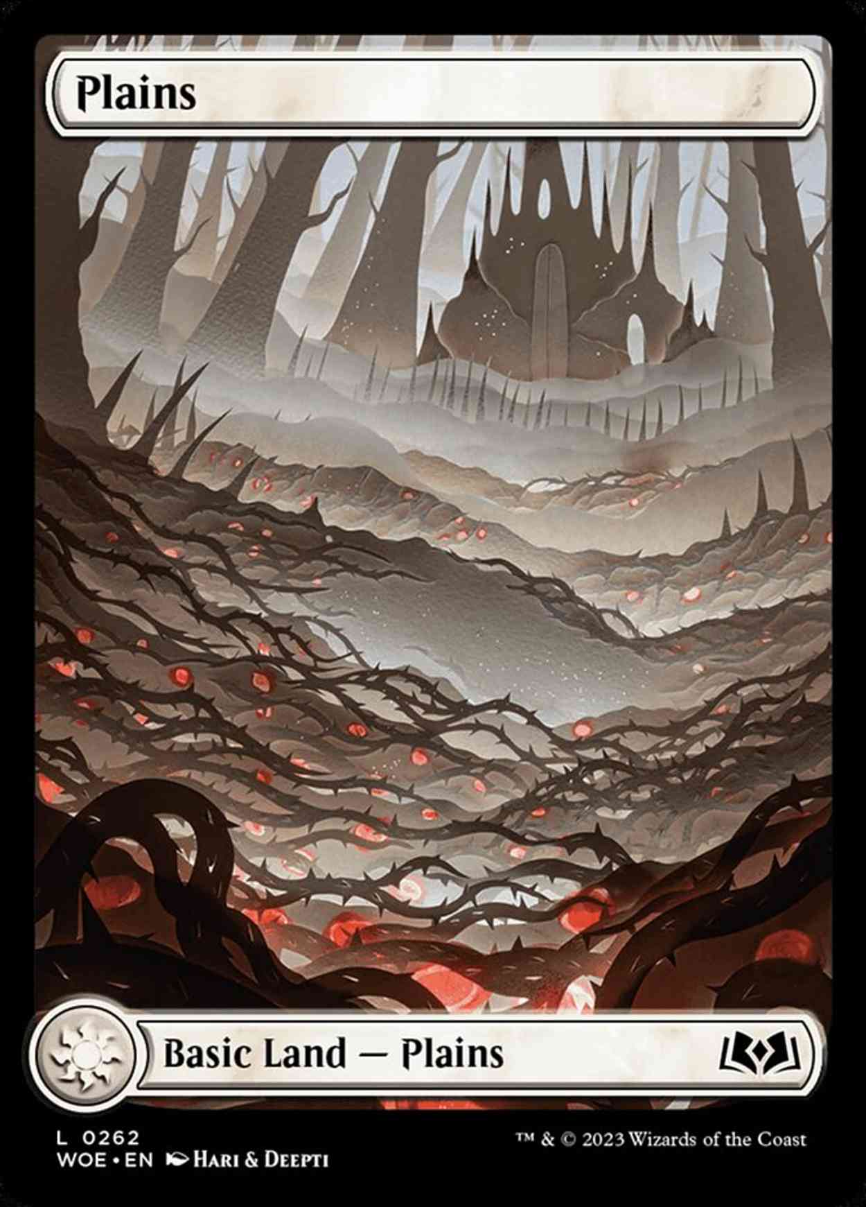 Plains (262) magic card front