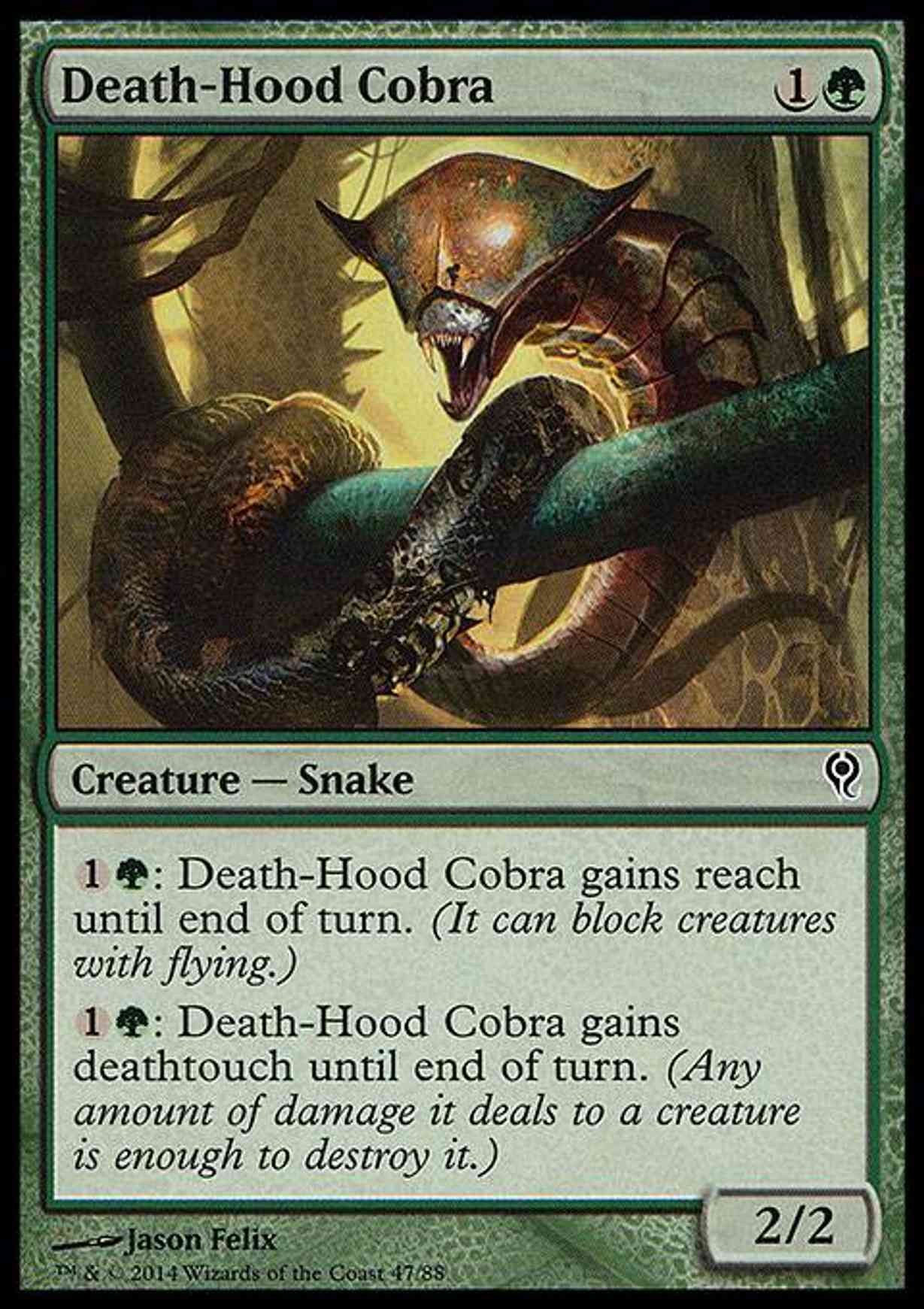 Death-Hood Cobra magic card front