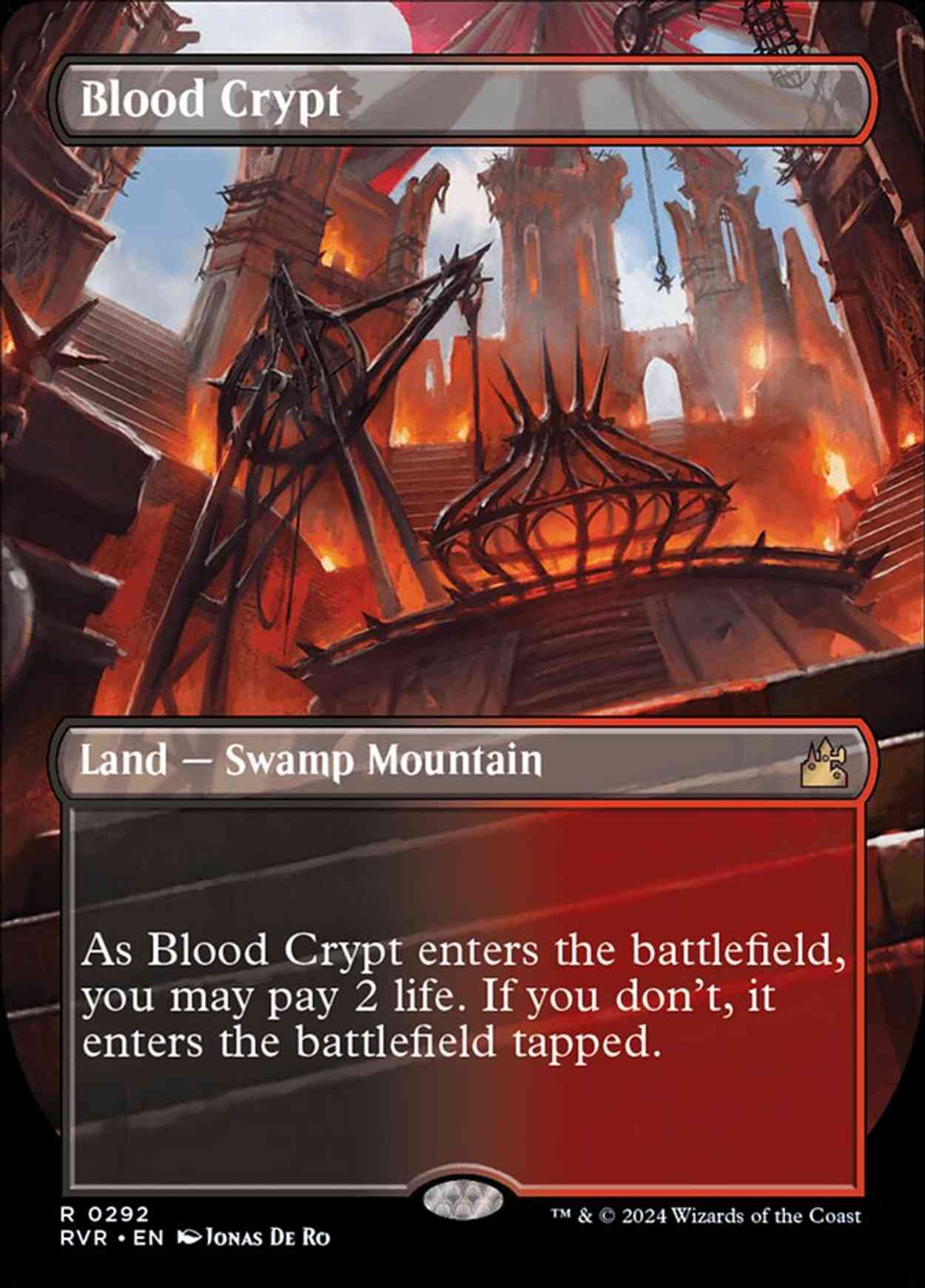 Blood Crypt (Borderless) magic card front