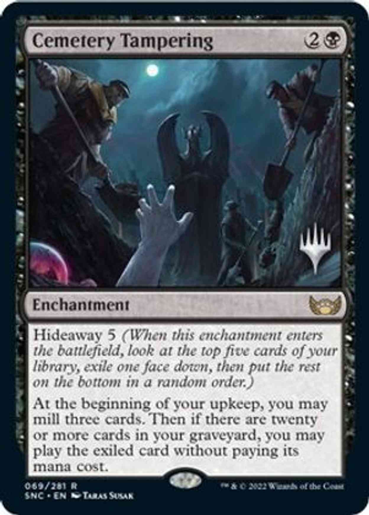 Cemetery Tampering magic card front