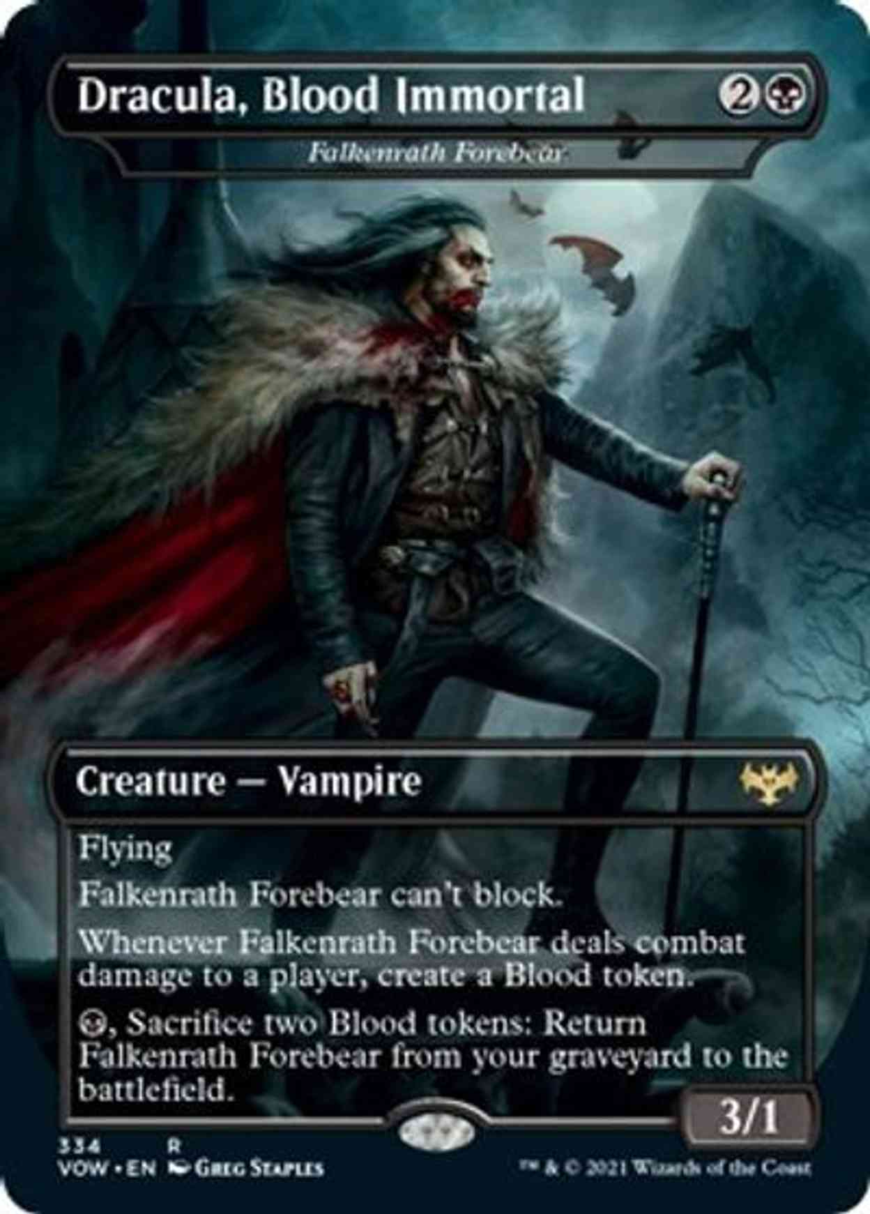 Dracula, Blood Immortal - Falkenrath Forebear magic card front