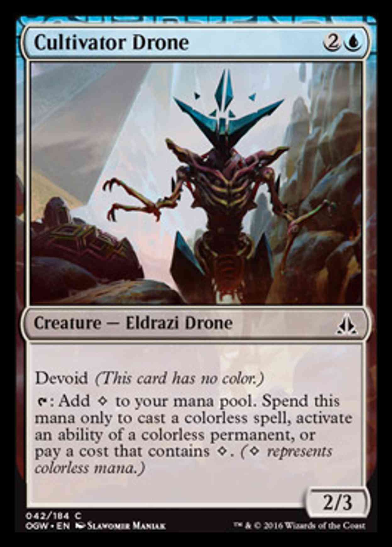 Cultivator Drone magic card front