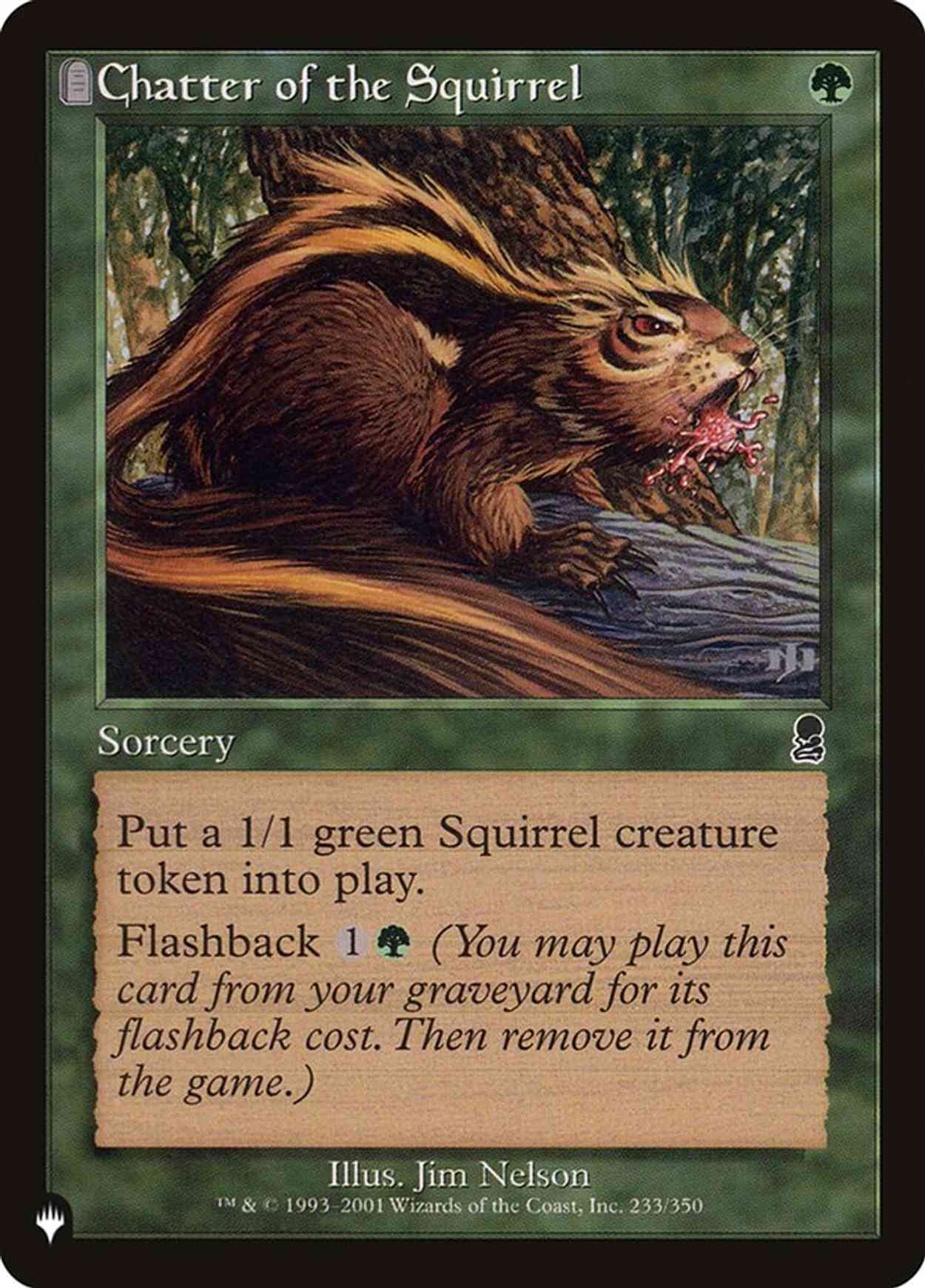 Chatter of the Squirrel magic card front