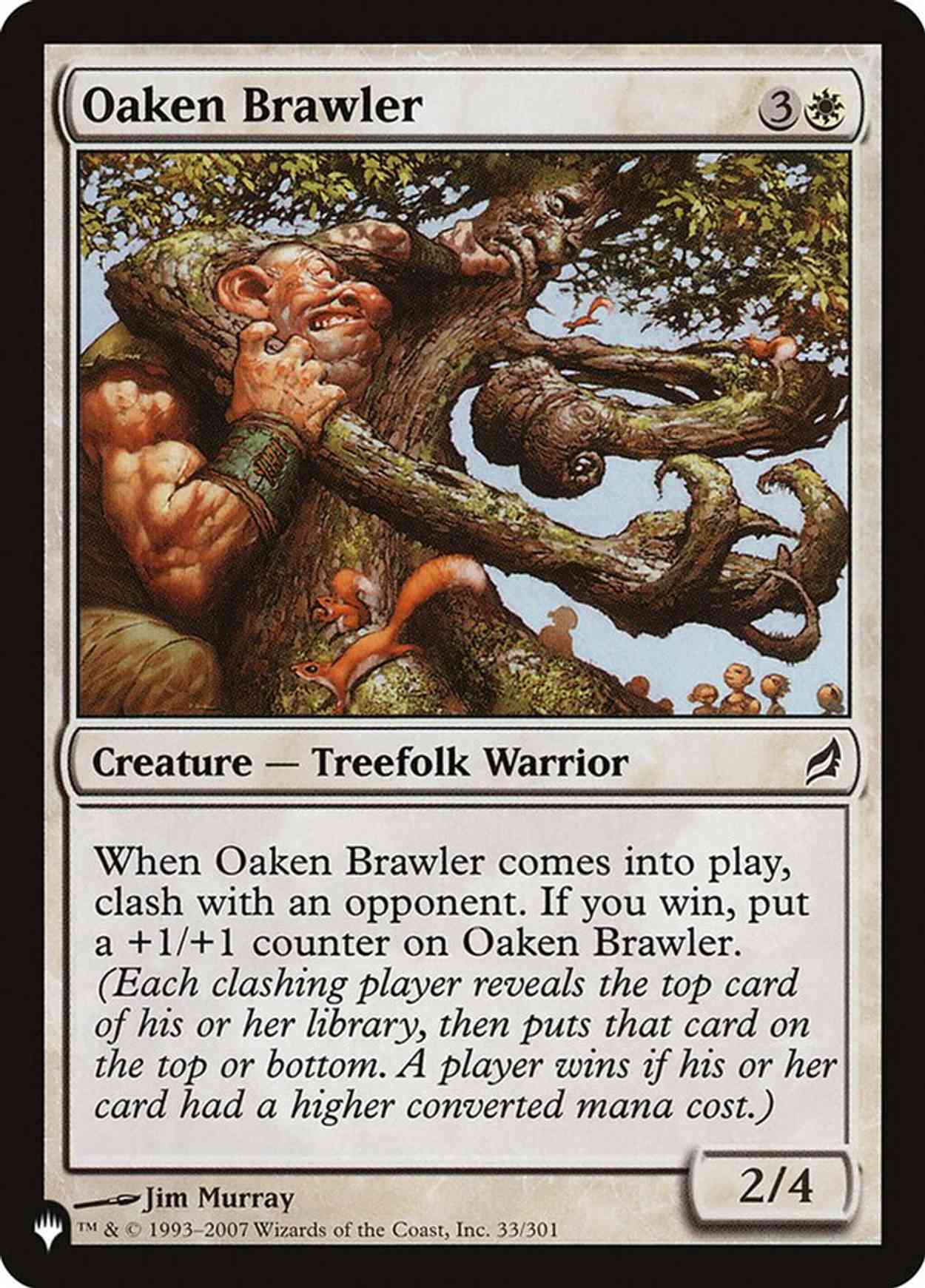 Oaken Brawler magic card front