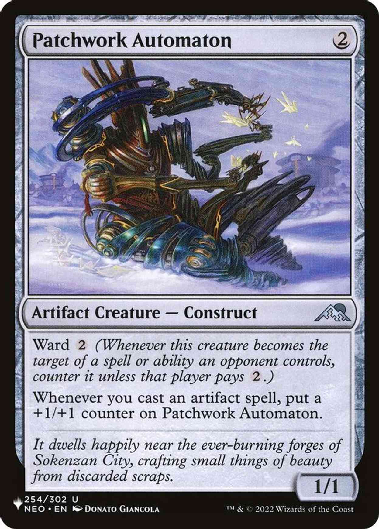 Patchwork Automaton magic card front