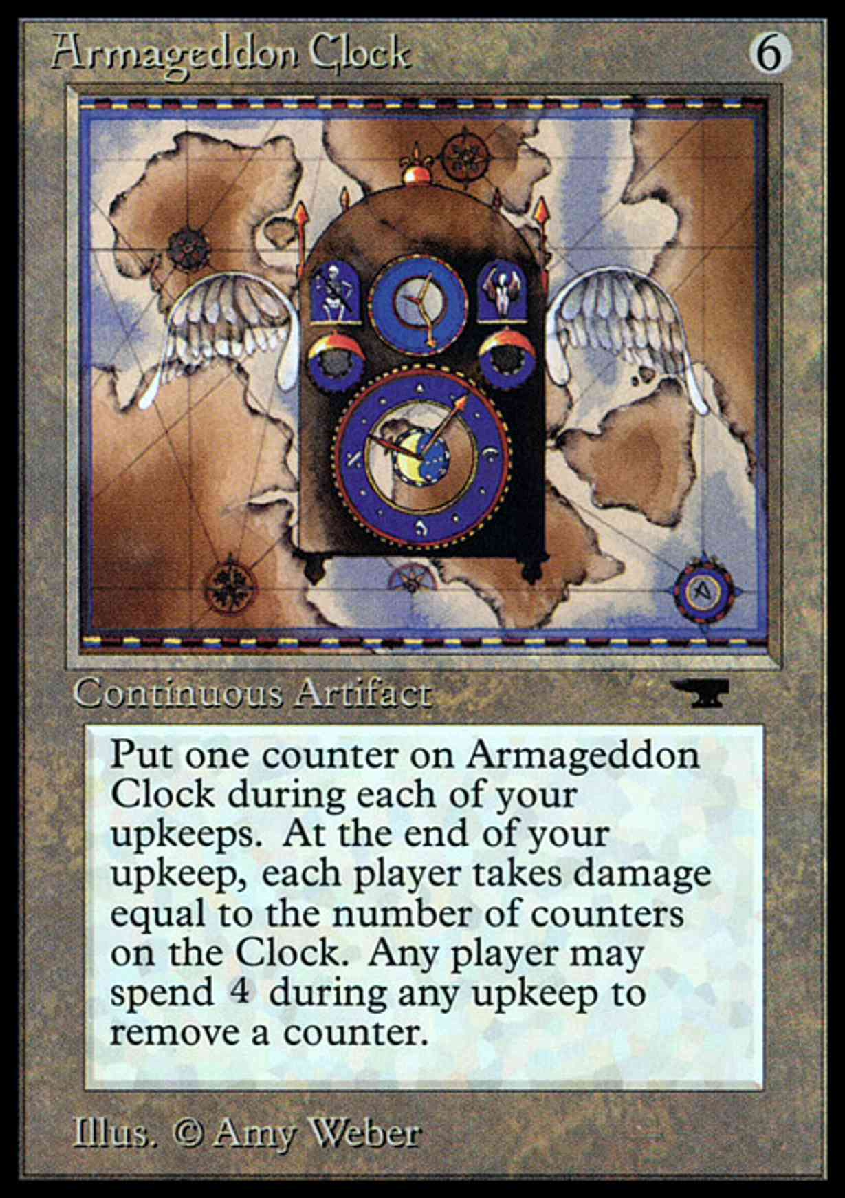 Armageddon Clock magic card front