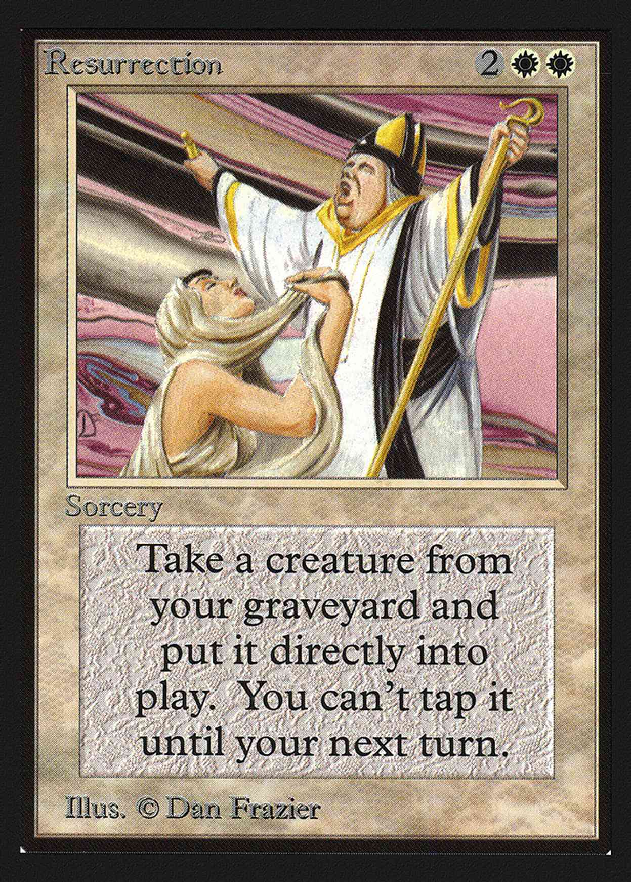 Resurrection (CE) magic card front