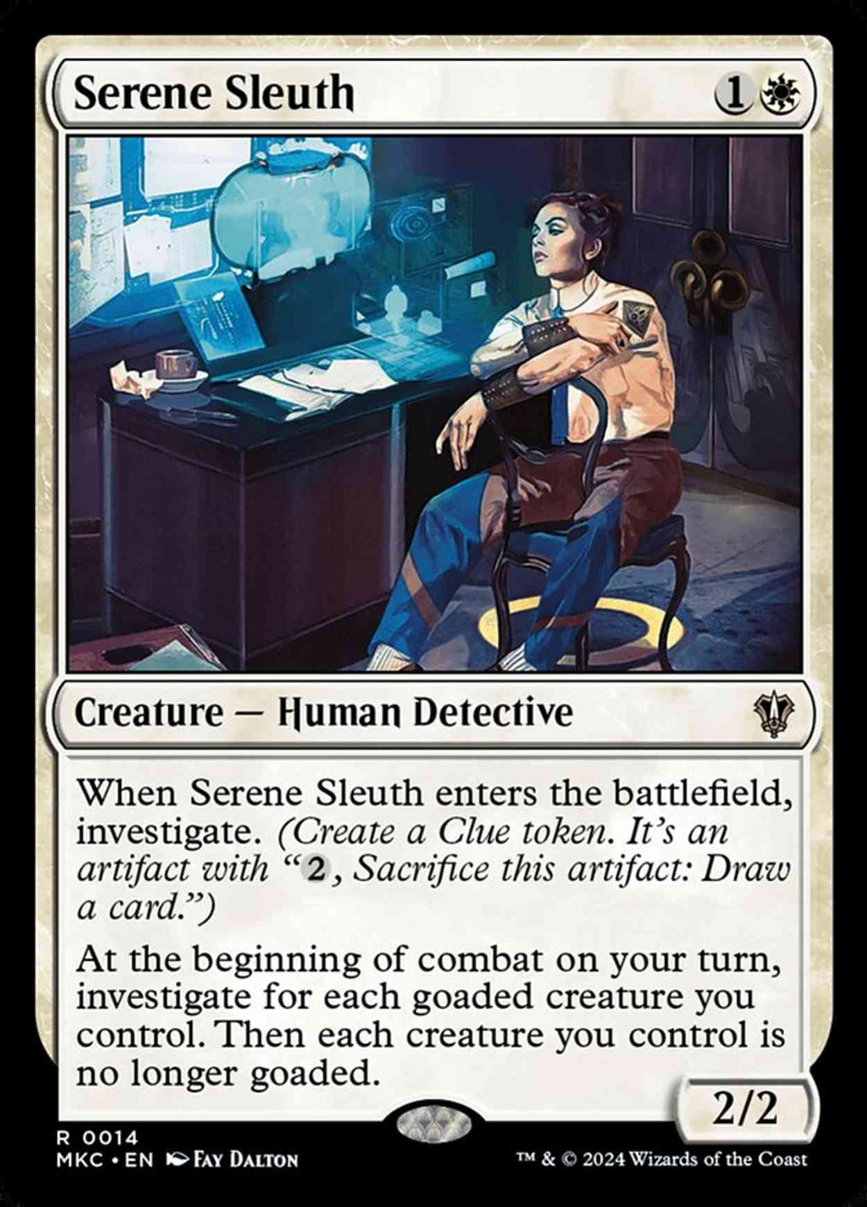 Serene Sleuth magic card front