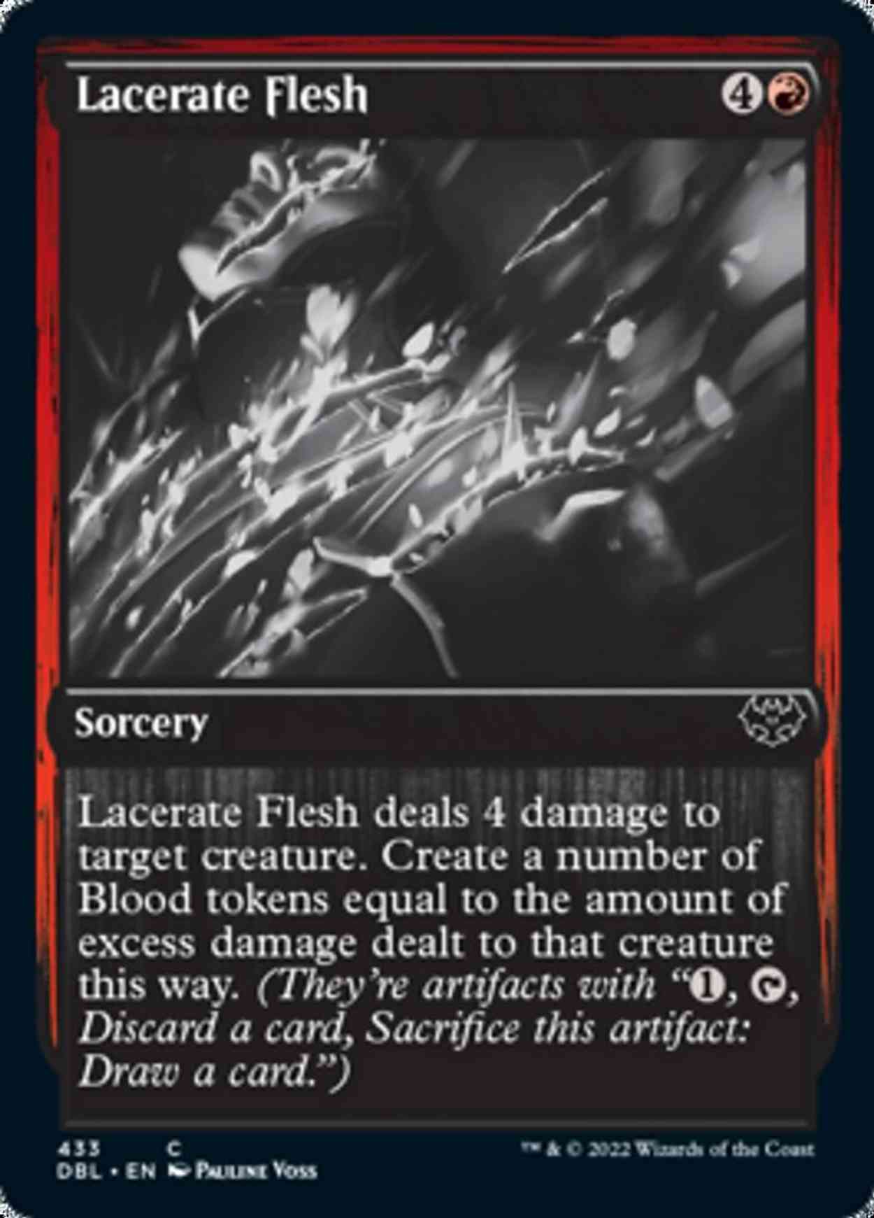 Lacerate Flesh magic card front