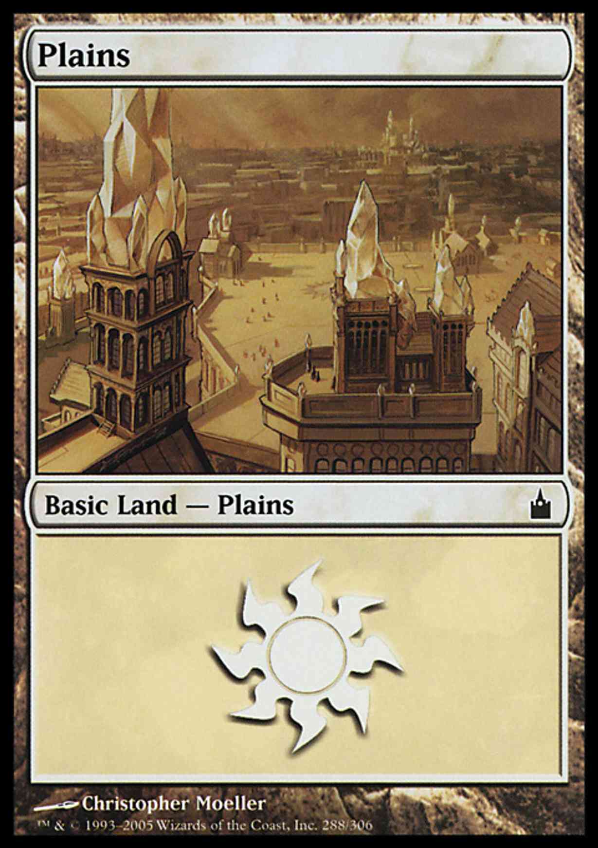Plains (288) magic card front