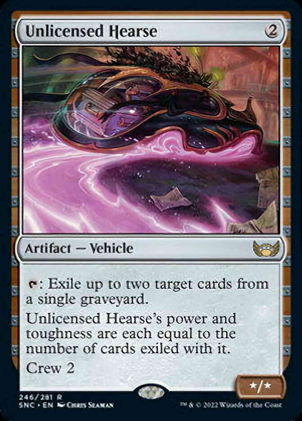 Unlicensed Hearse magic card front