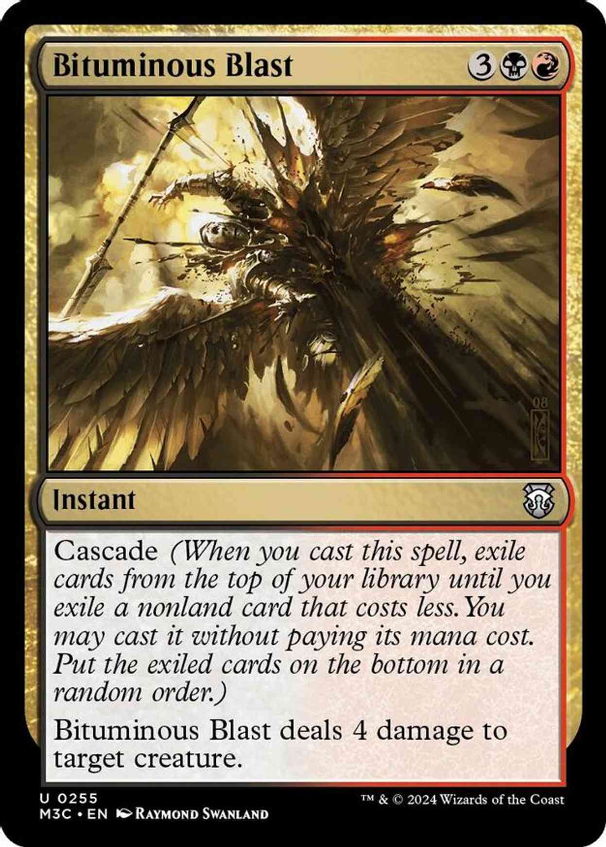 Bituminous Blast (Ripple Foil) magic card front