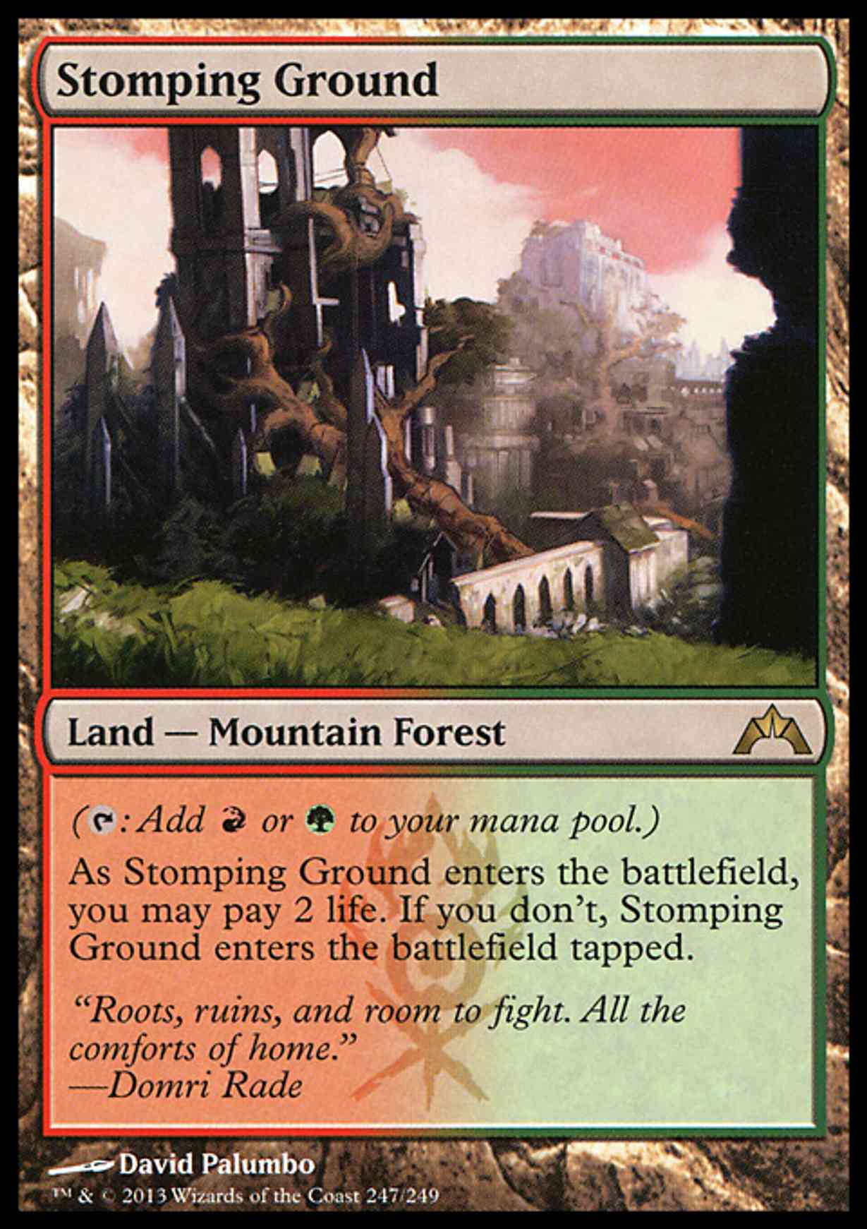Stomping Ground magic card front