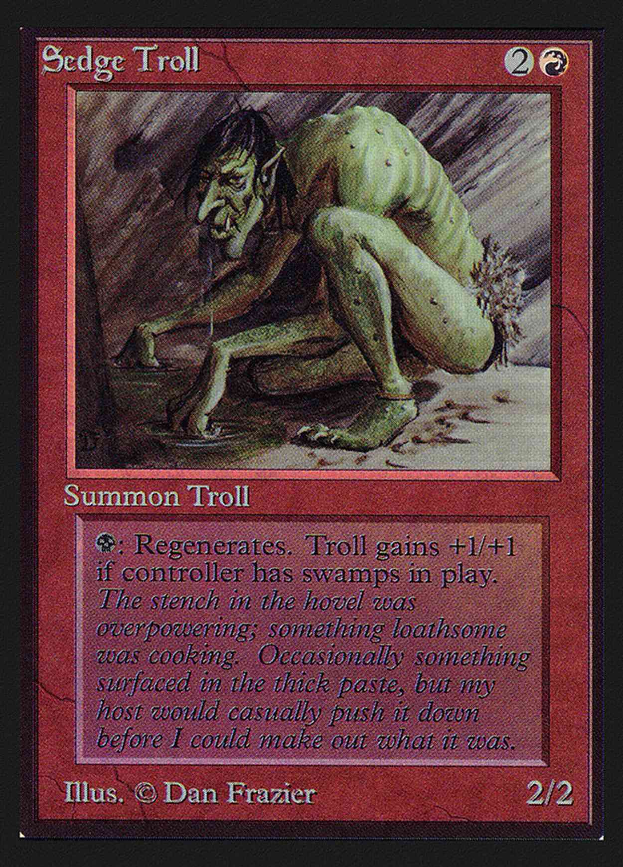 Sedge Troll (IE) magic card front