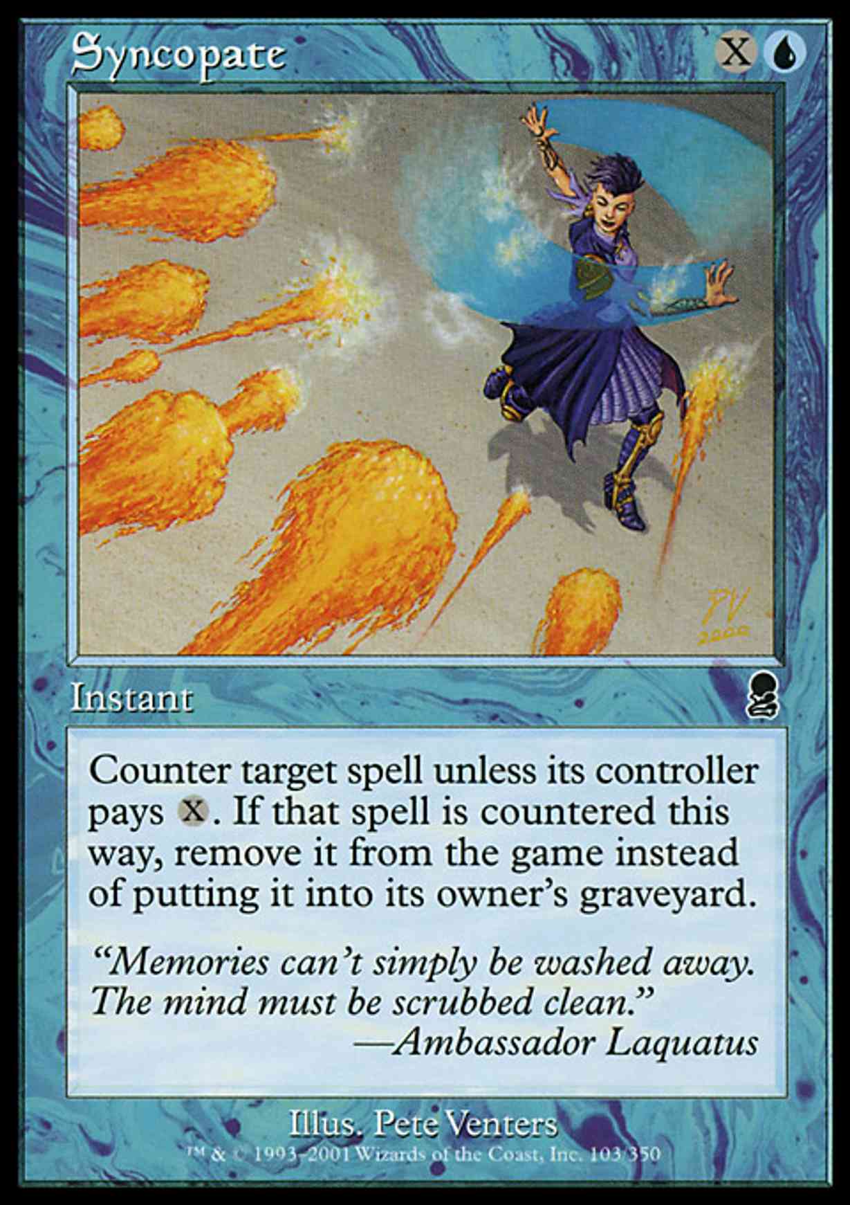 Syncopate magic card front