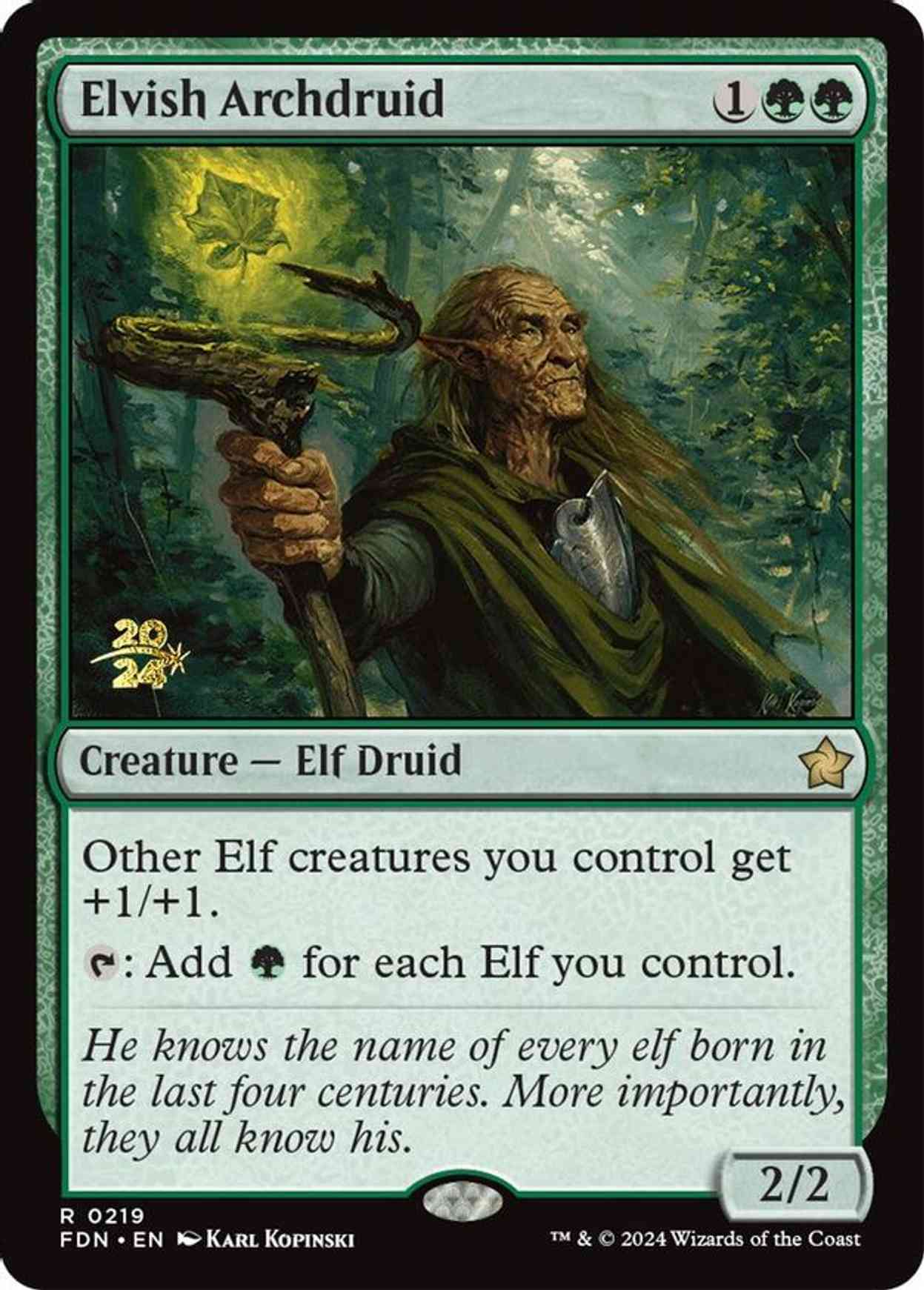 Elvish Archdruid magic card front