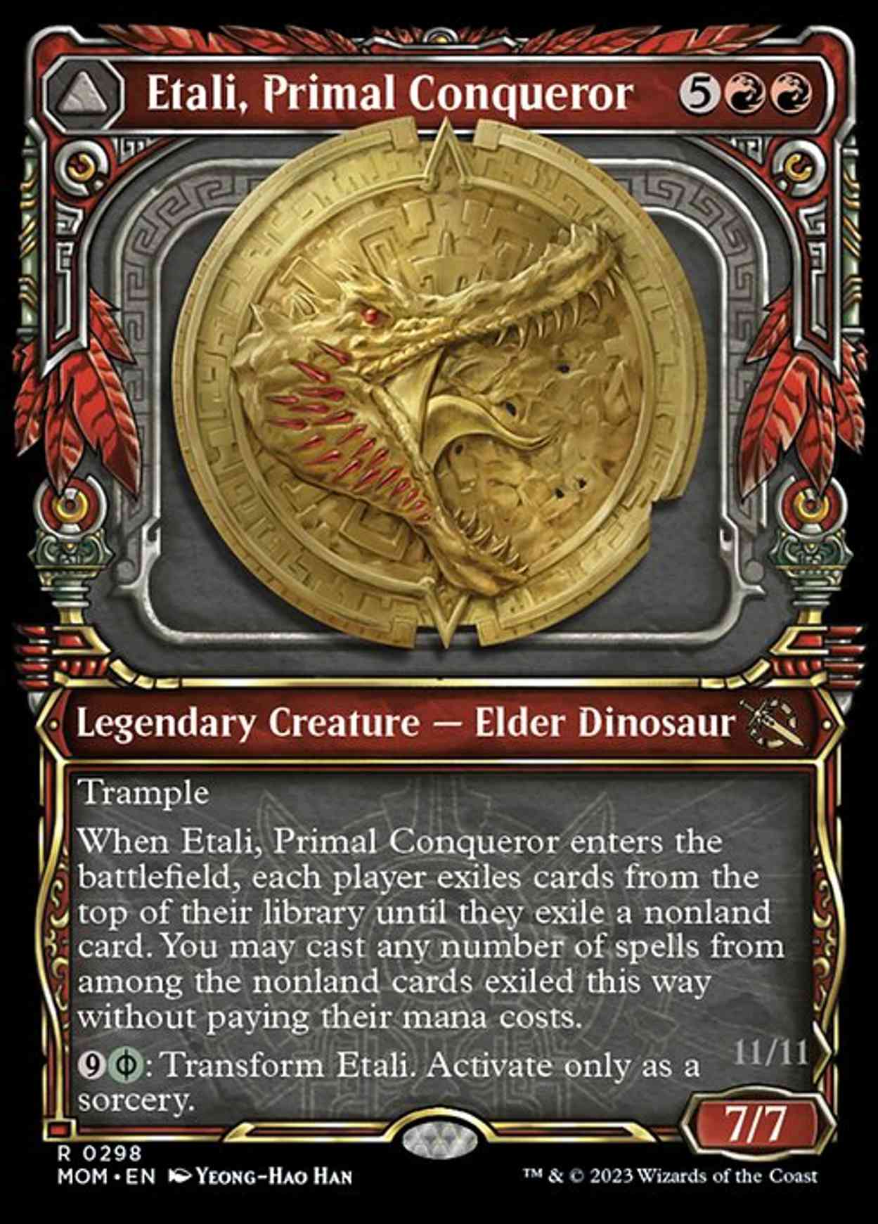 Etali, Primal Conqueror (Showcase) magic card front