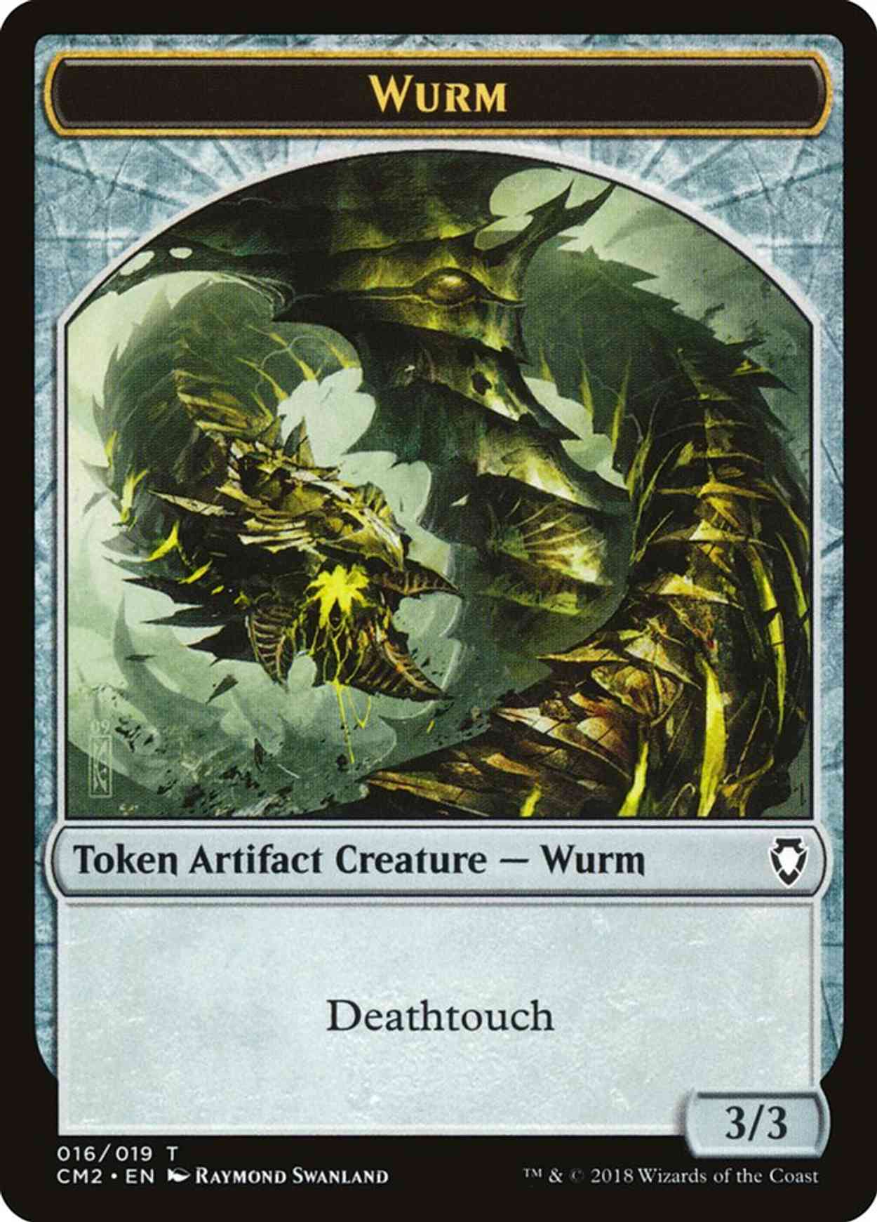 Wurm Token (Deathtouch) magic card front