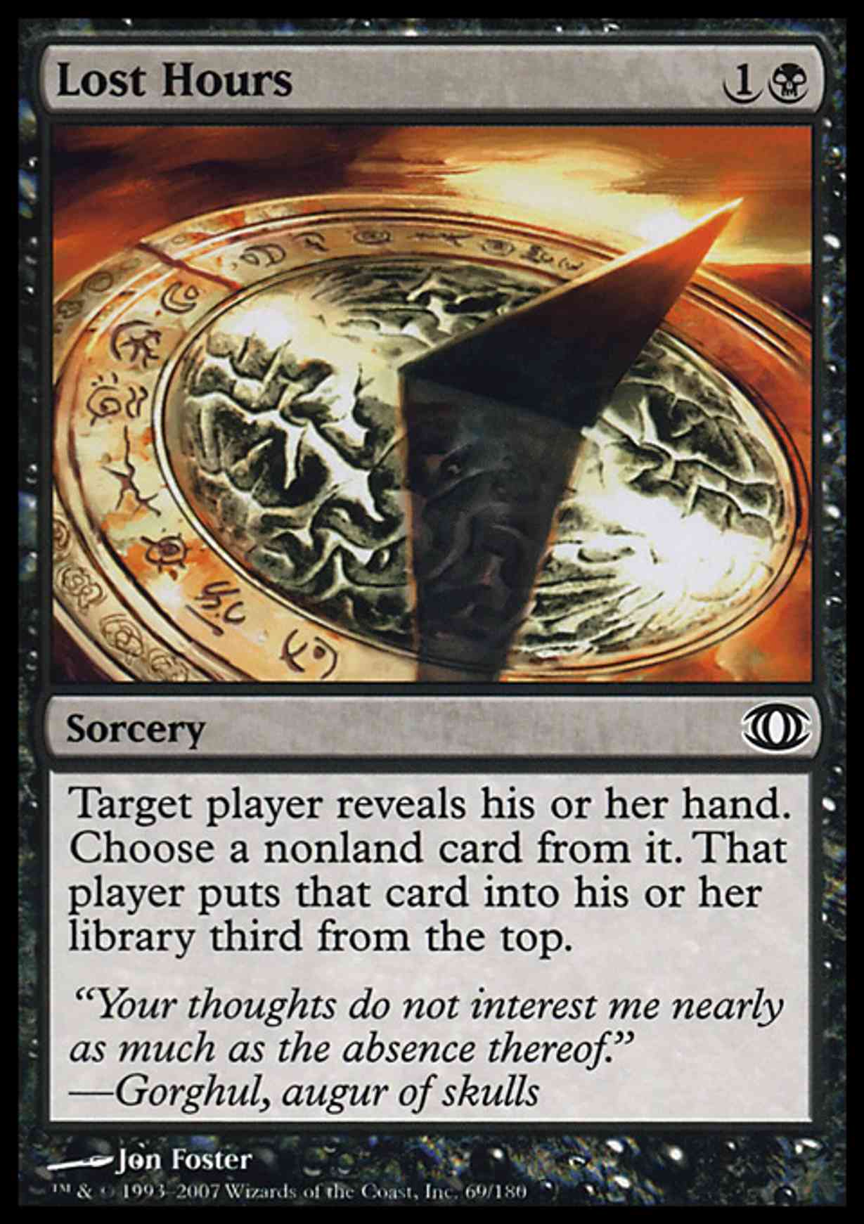 Lost Hours magic card front