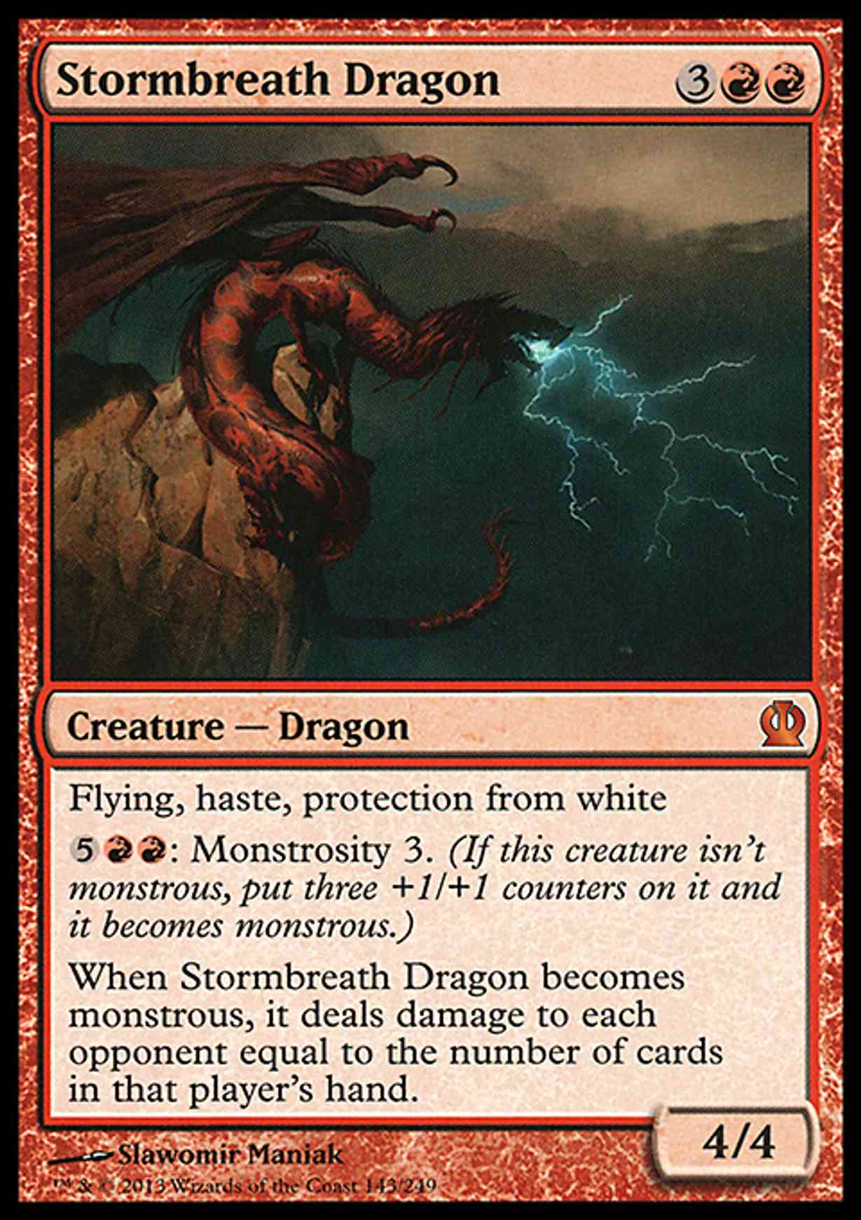 Stormbreath Dragon magic card front