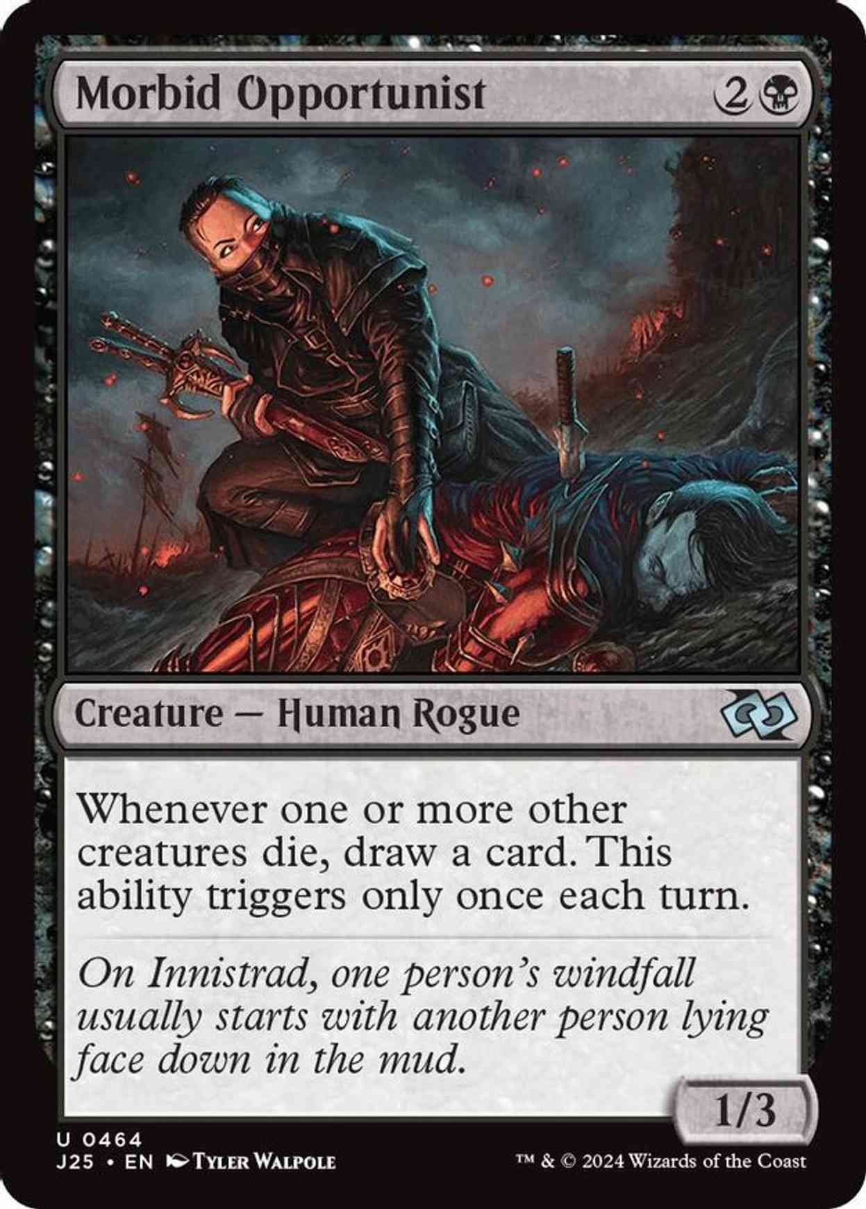 Morbid Opportunist magic card front