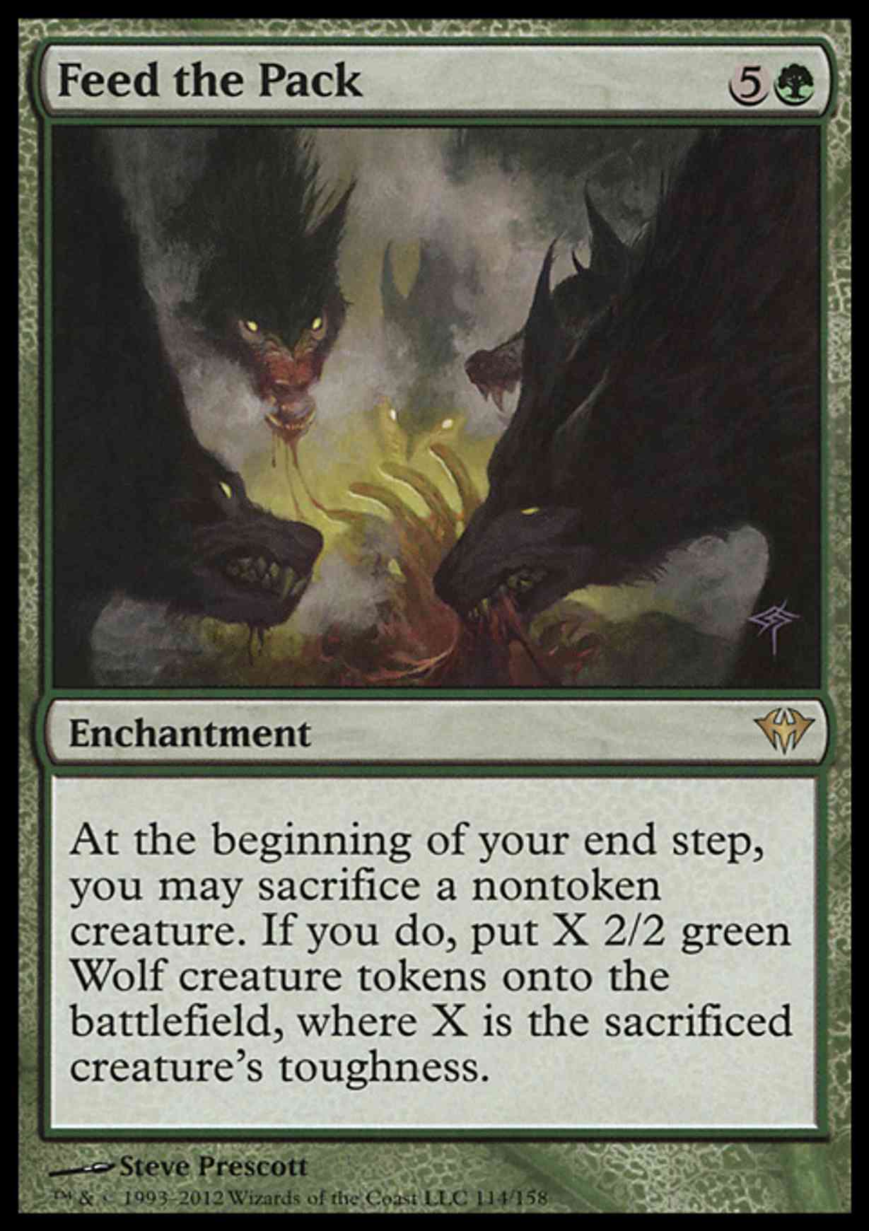 Feed the Pack magic card front