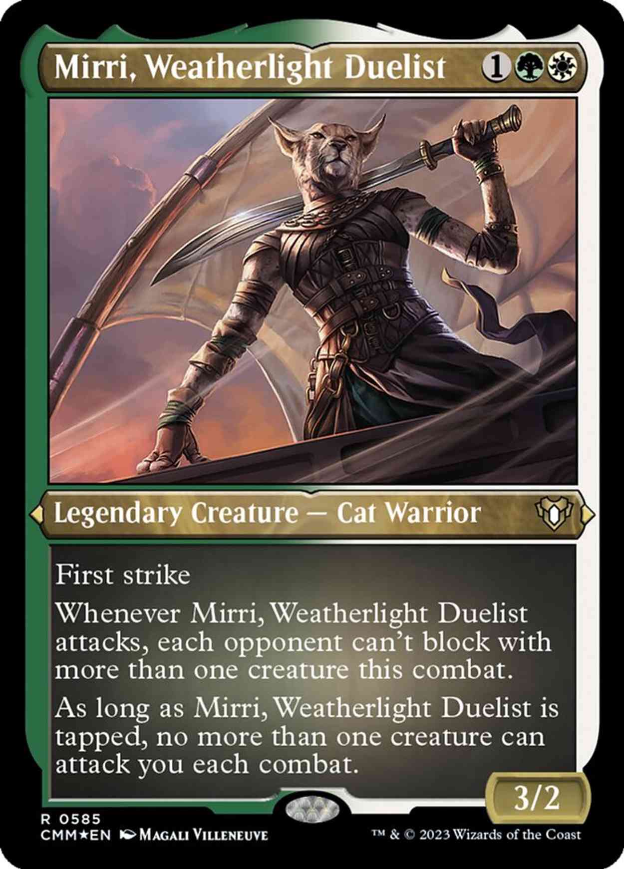 Mirri, Weatherlight Duelist (Foil Etched) magic card front
