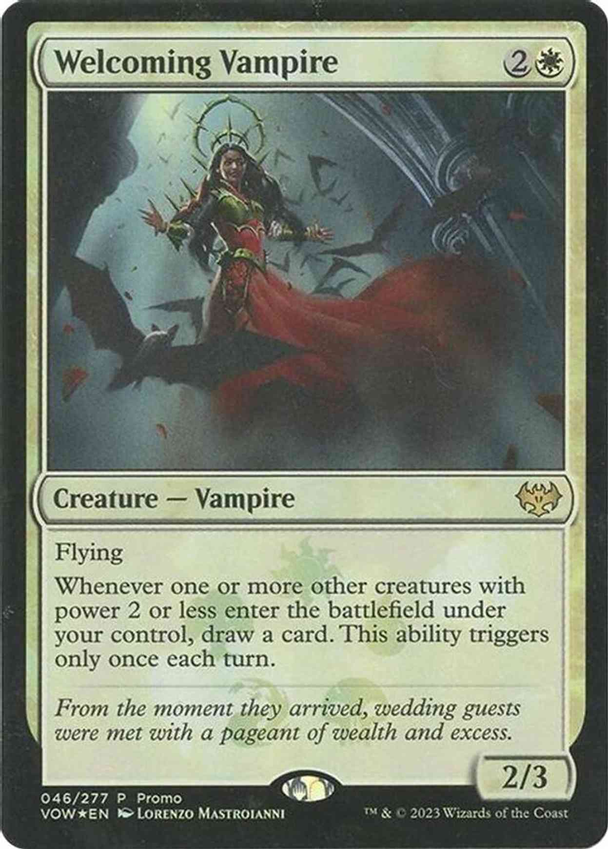 Welcoming Vampire magic card front