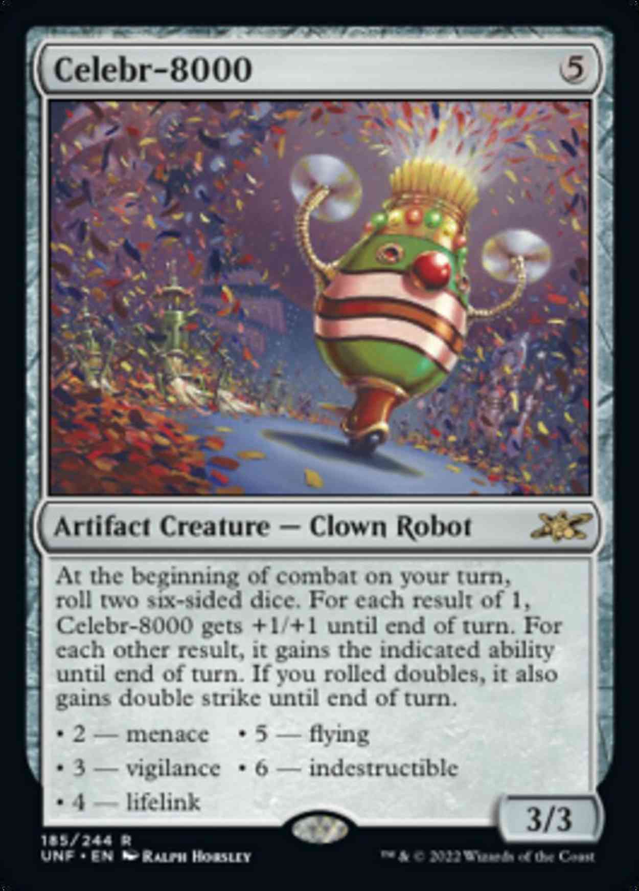 Celebr-8000 magic card front
