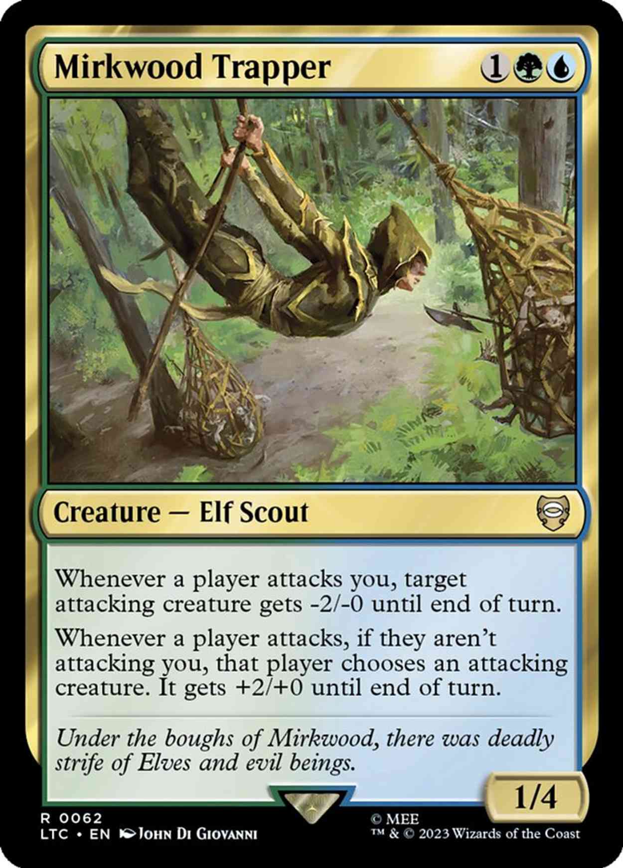 Mirkwood Trapper magic card front