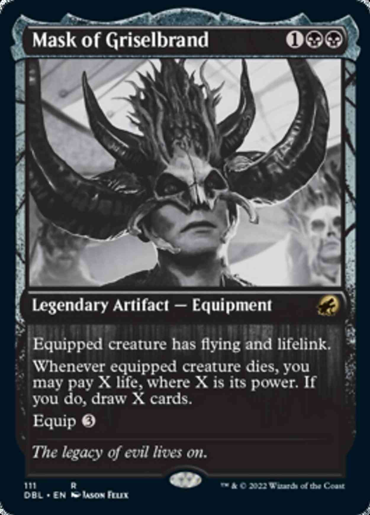 Mask of Griselbrand magic card front